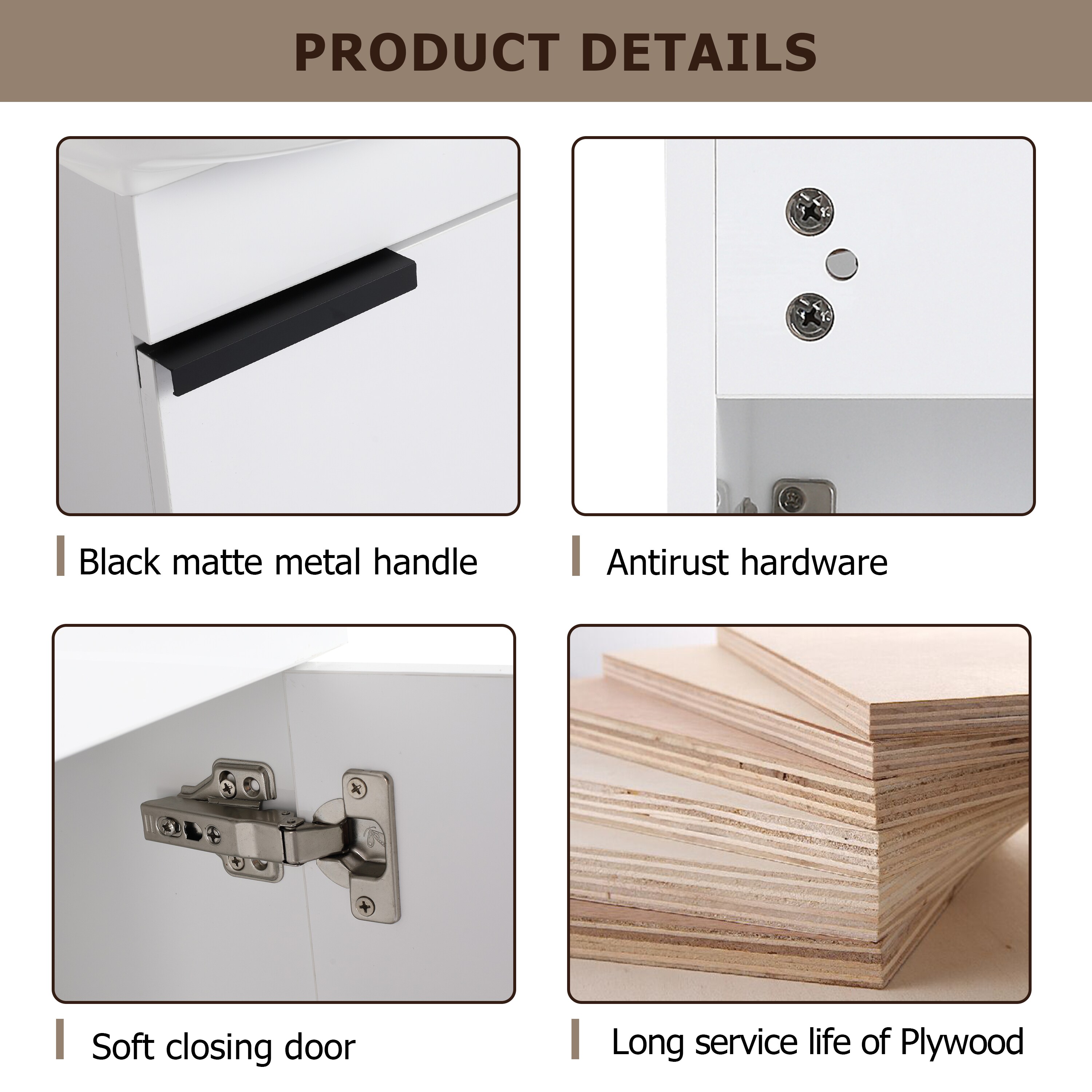 LUXEYARD DS-M-BAC00725 Bath-Vanity-Combo - View #10