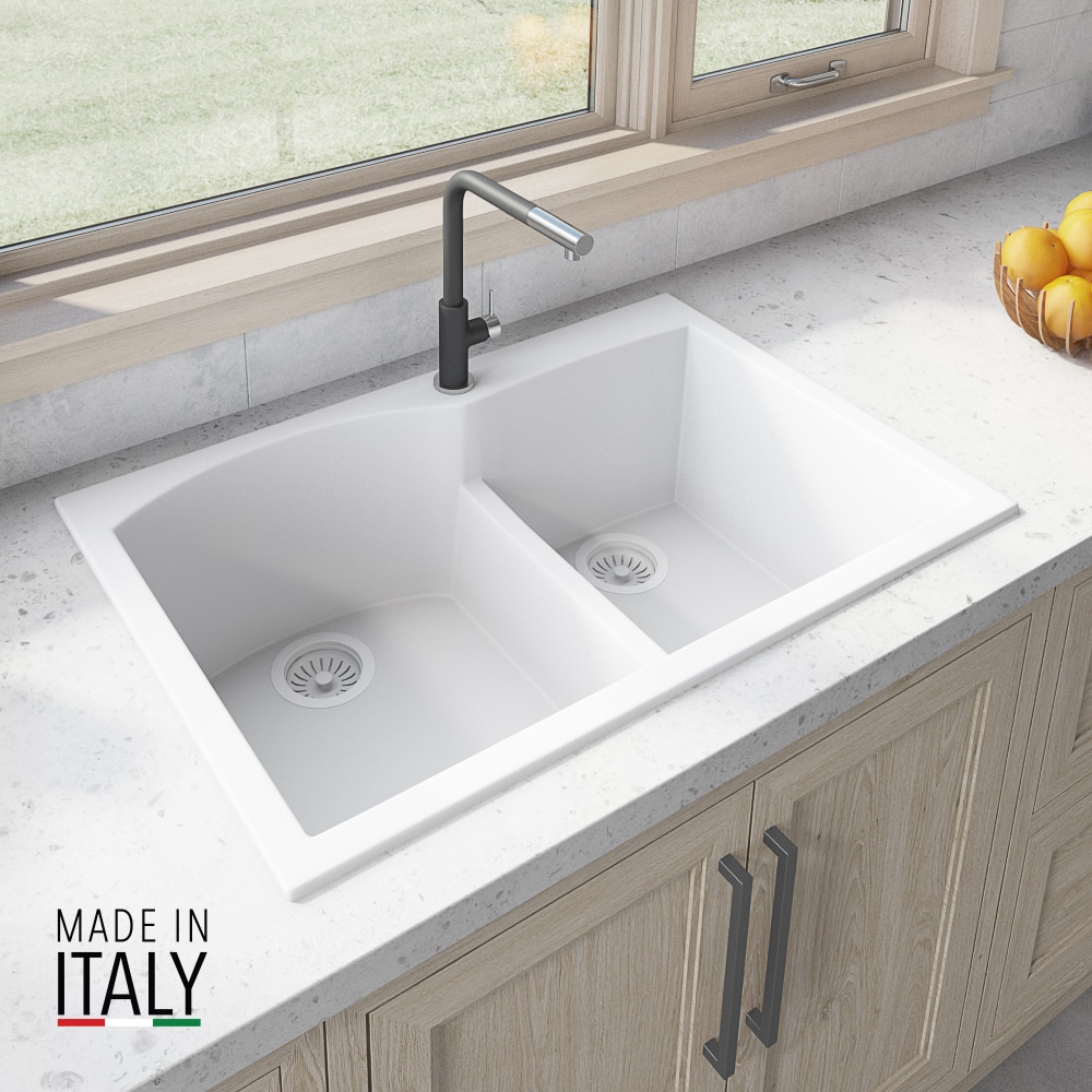Ruvati RVG1345WH Kitchen-Sinks - View #4