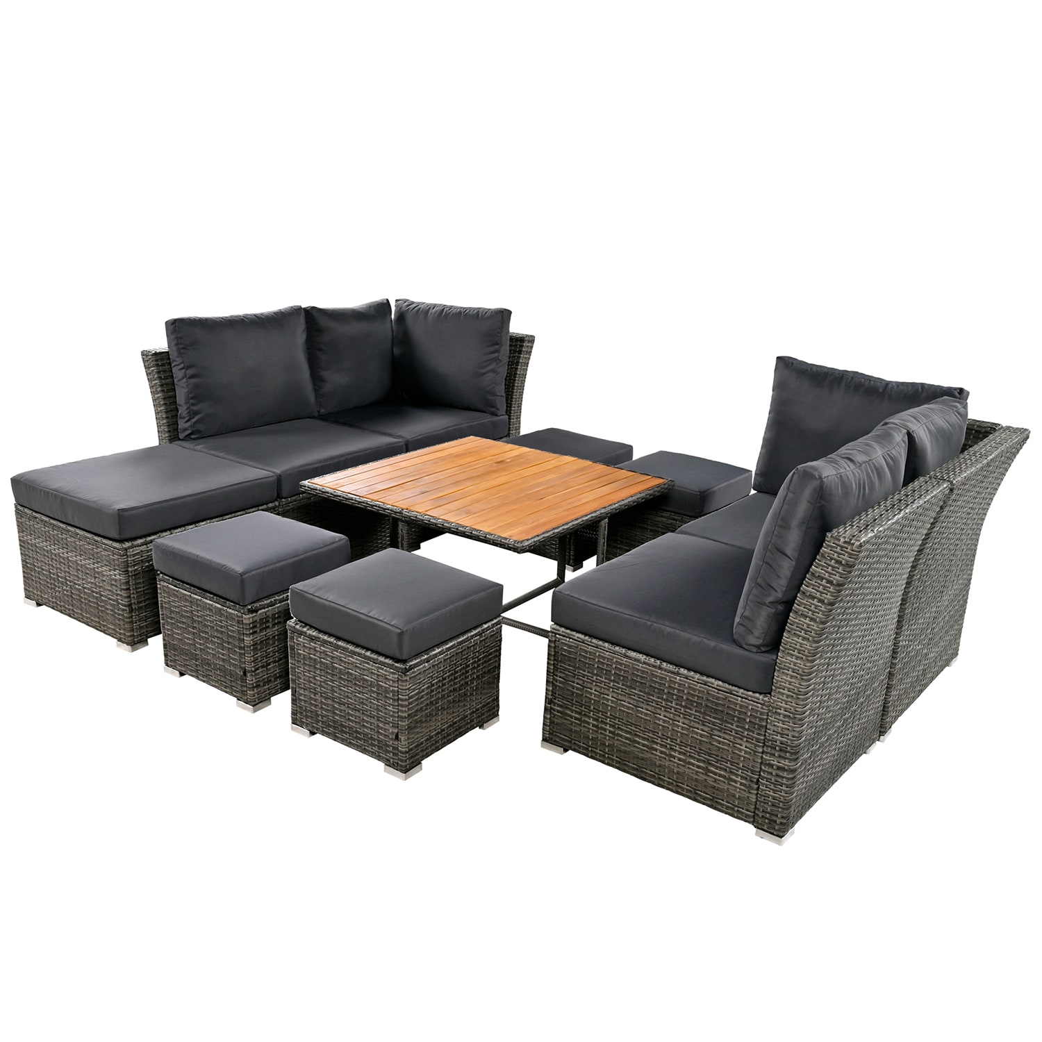 SINOFURN SYA020388GY Patio-Conversation-Sets - View #6