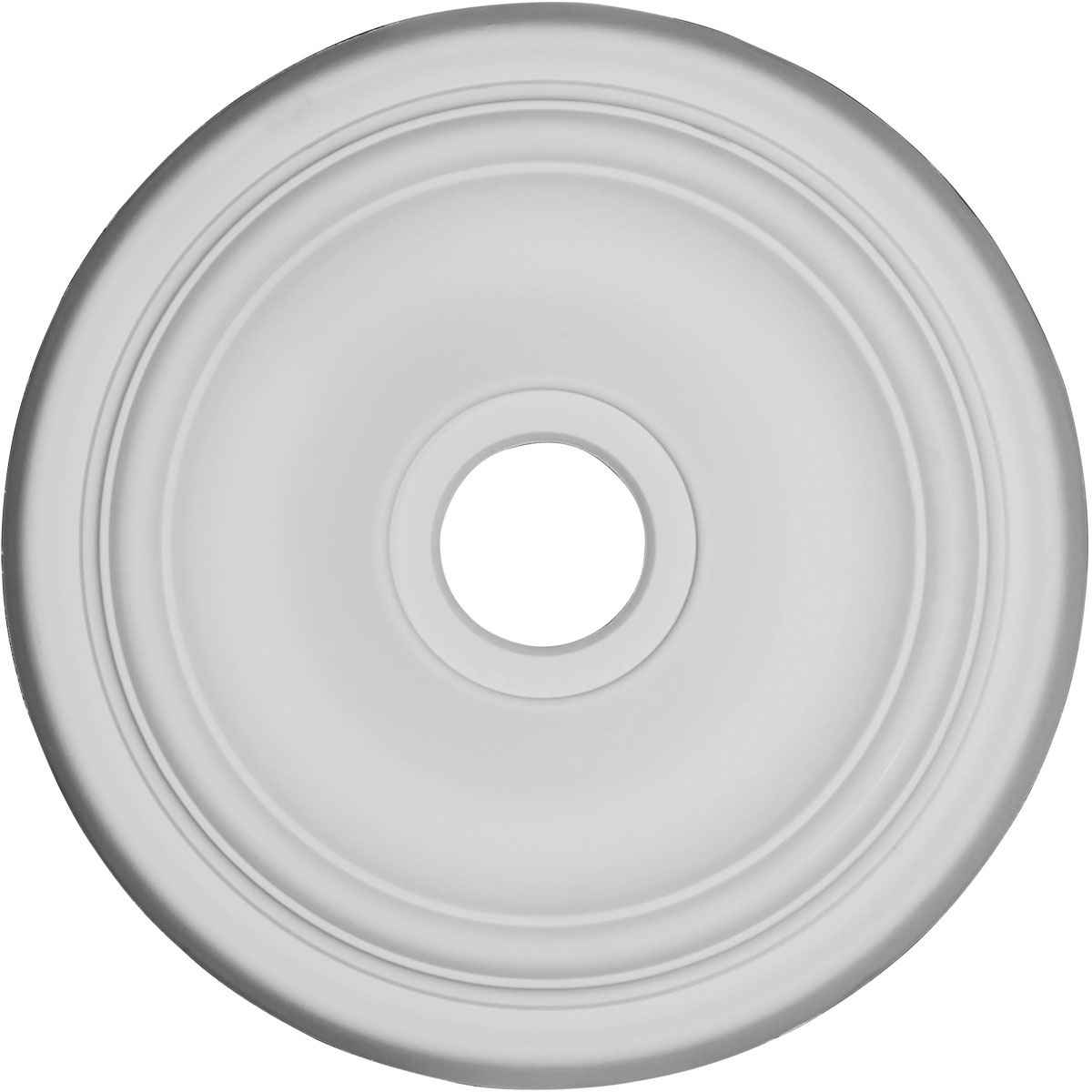 Ekena Millwork CMR20TR Traditional 19.72-Inches W x 19.72-Inches L Traditional Primed Polyurethane Whole Ceiling Medallion