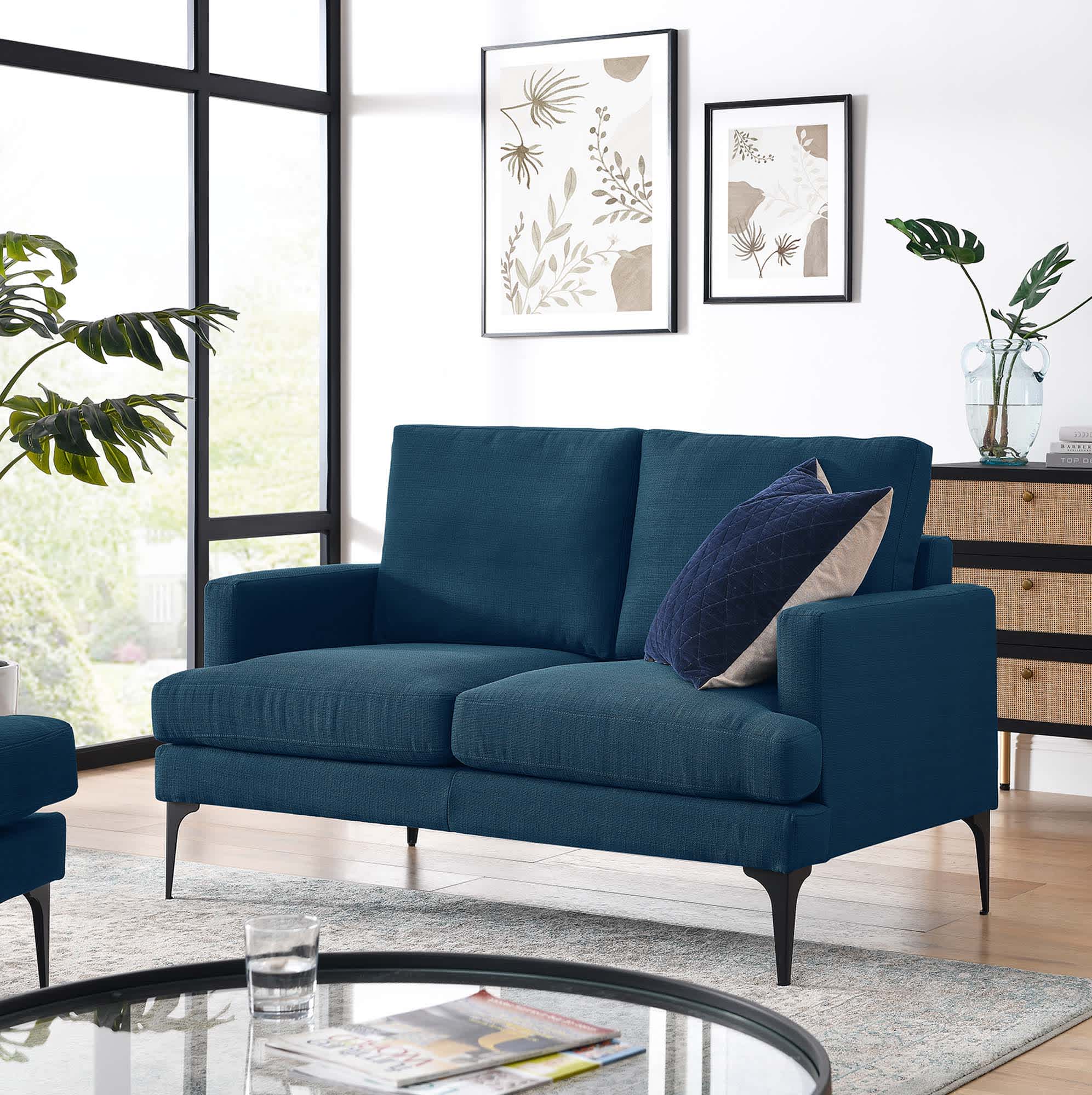 Modway EEI-6006-AZU Sofas-Loveseats - View #3