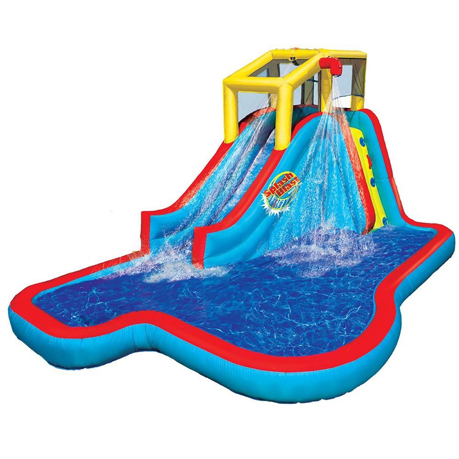 Kids Aqua Water Slide Sprinkler Spray Soak Splash Garden Pool Toy Summer Fun 