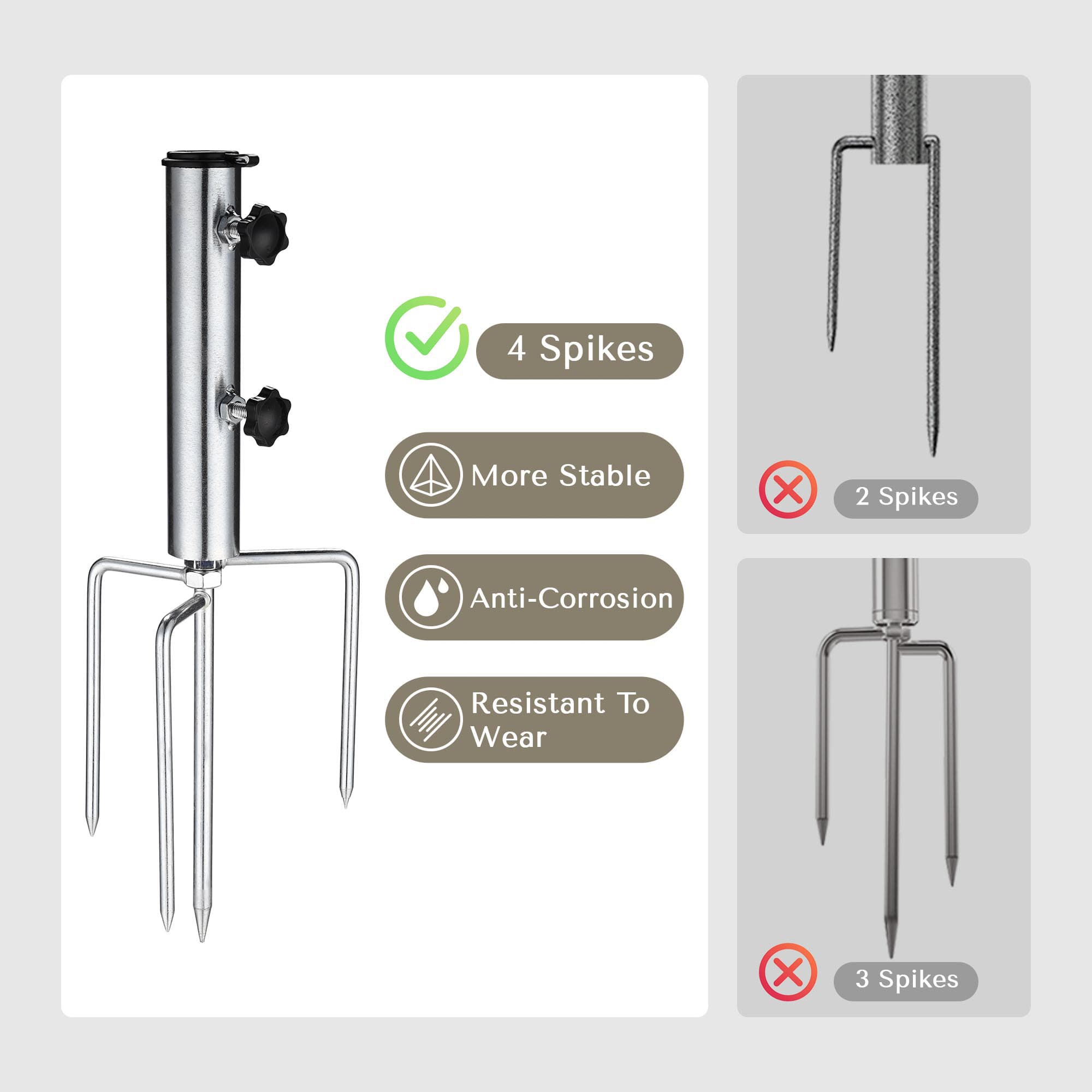 LAGarden 07UBB006-ANCHO-11-LO Indoor-Umbrella-Stands - View #4