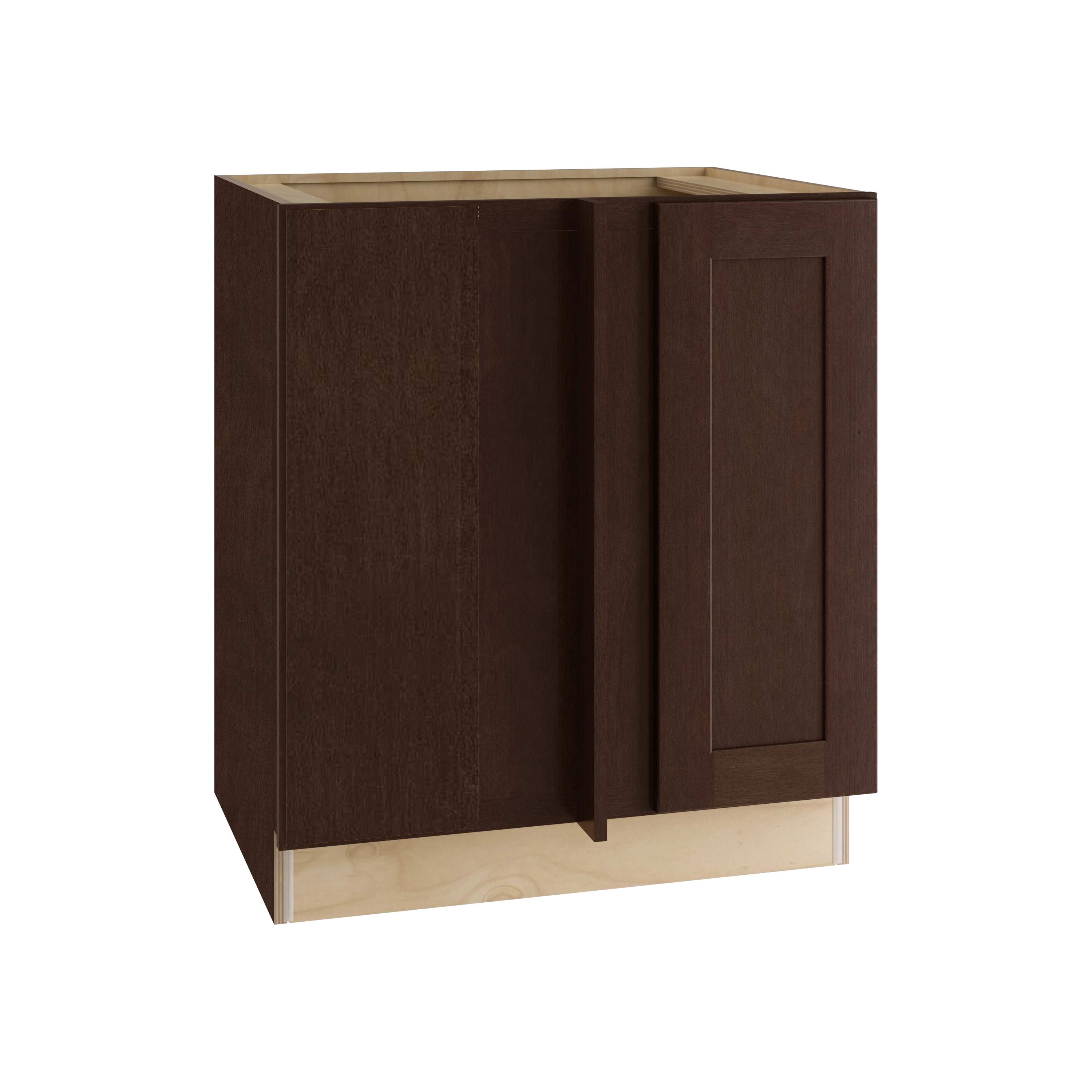 Luxxe Cabinetry Fairfax 30-in W x 34.5-in H x 24-in D Mesquite Blind ...