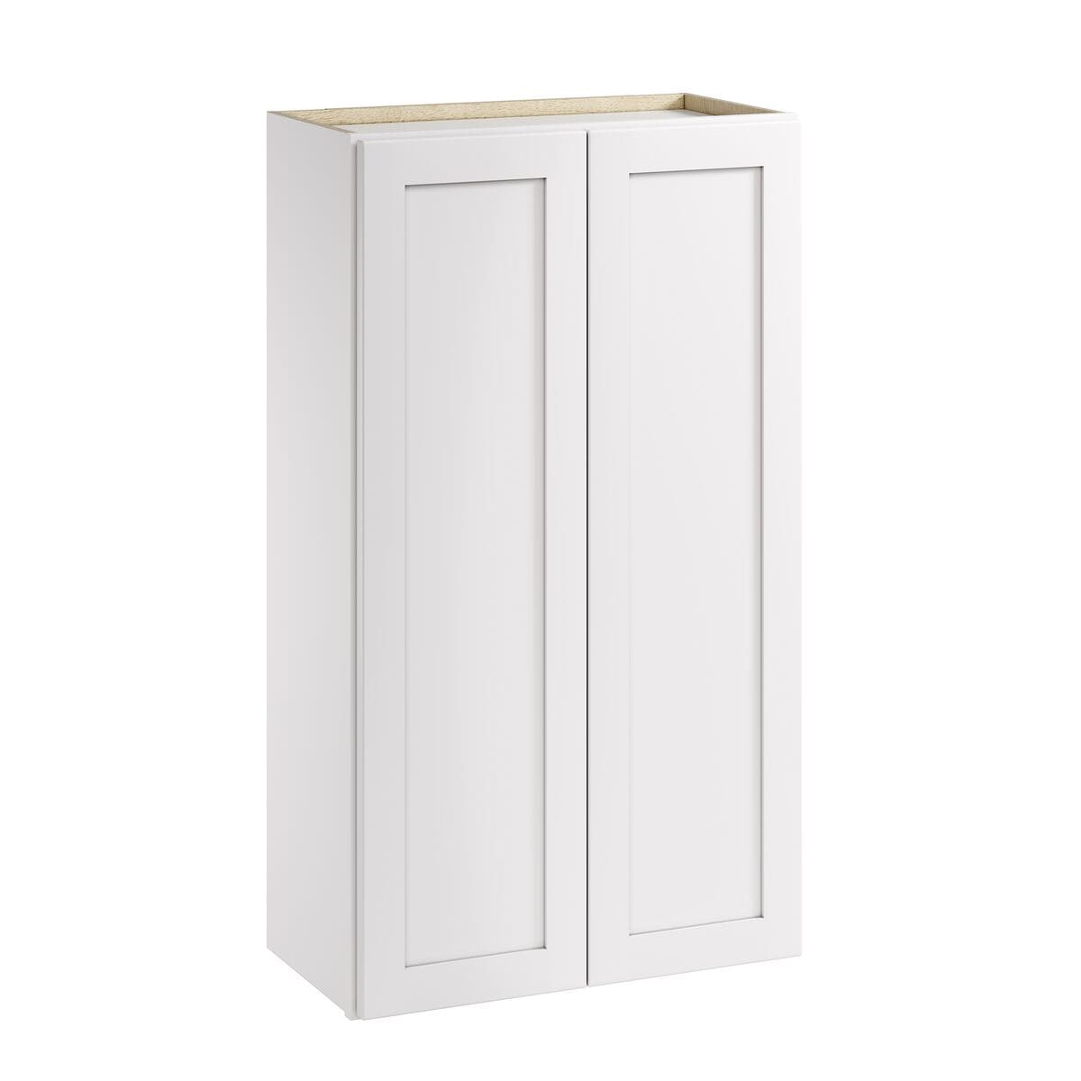 Whalen CLICK-IT LWSCLICK-47 Enfield 24-in W x 42-in H x 12-in D Classic White Birch Wall Ready to assemble Plywood Cabinet (Raised Panel Shaker)