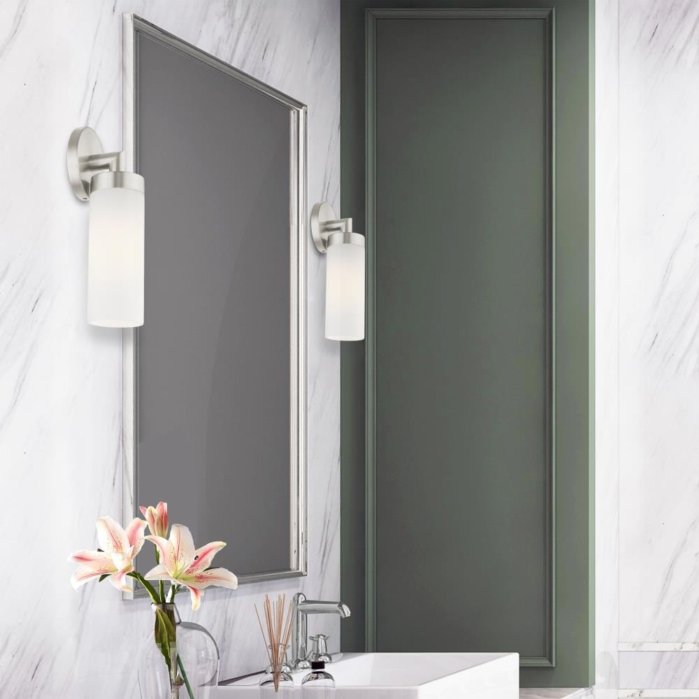 Aero 11.75'' Brushed Nickel Contemporary Dimmable Wall Sconce