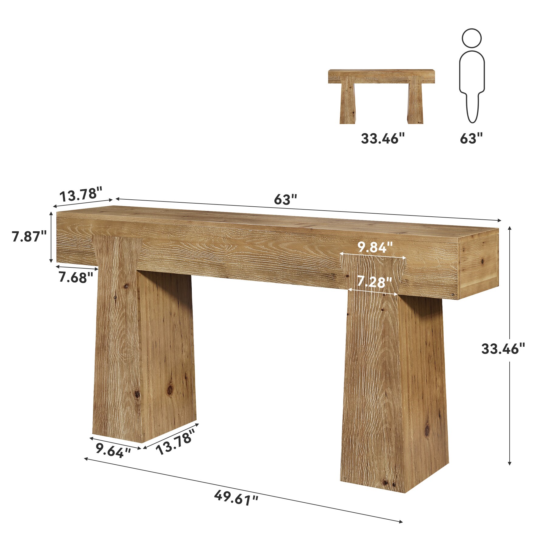 Tribesigns LWCLL-RR0028 Console-Sofa-Tables - View #5
