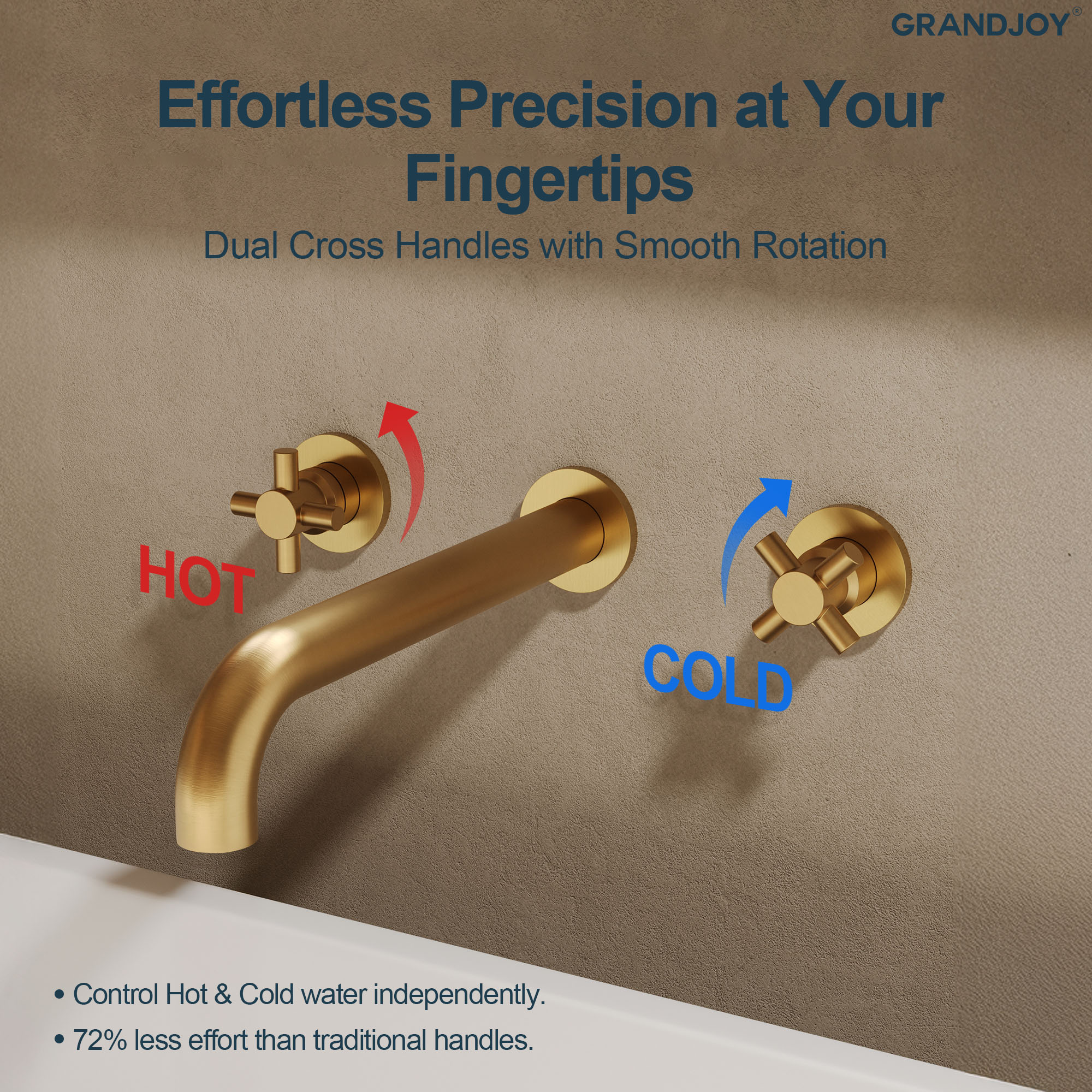 GRANDJOY SGF11GJ-07BG Roman-Tub-Faucets - View #5