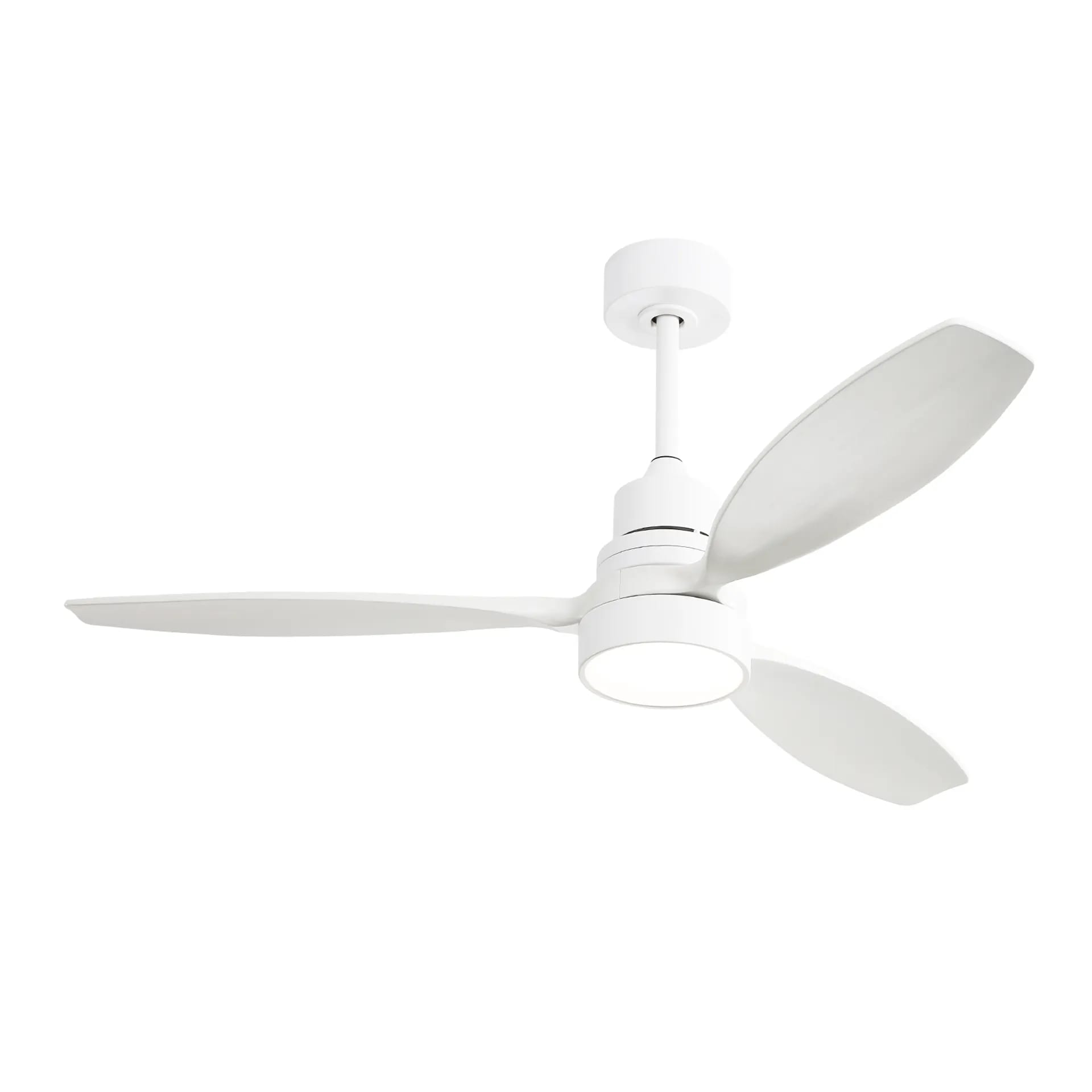 52LSP146037WH SoulVibe 52-in Color-Changing Integrated LED White with Matte Blades Ceiling Fan With Light - Remote Included ( 3 -Blade )