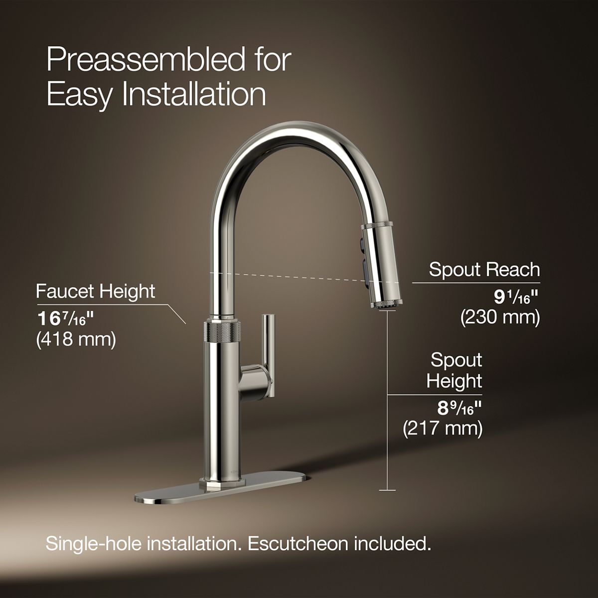 KOHLER R31627-SN Kitchen-Faucets - View #3