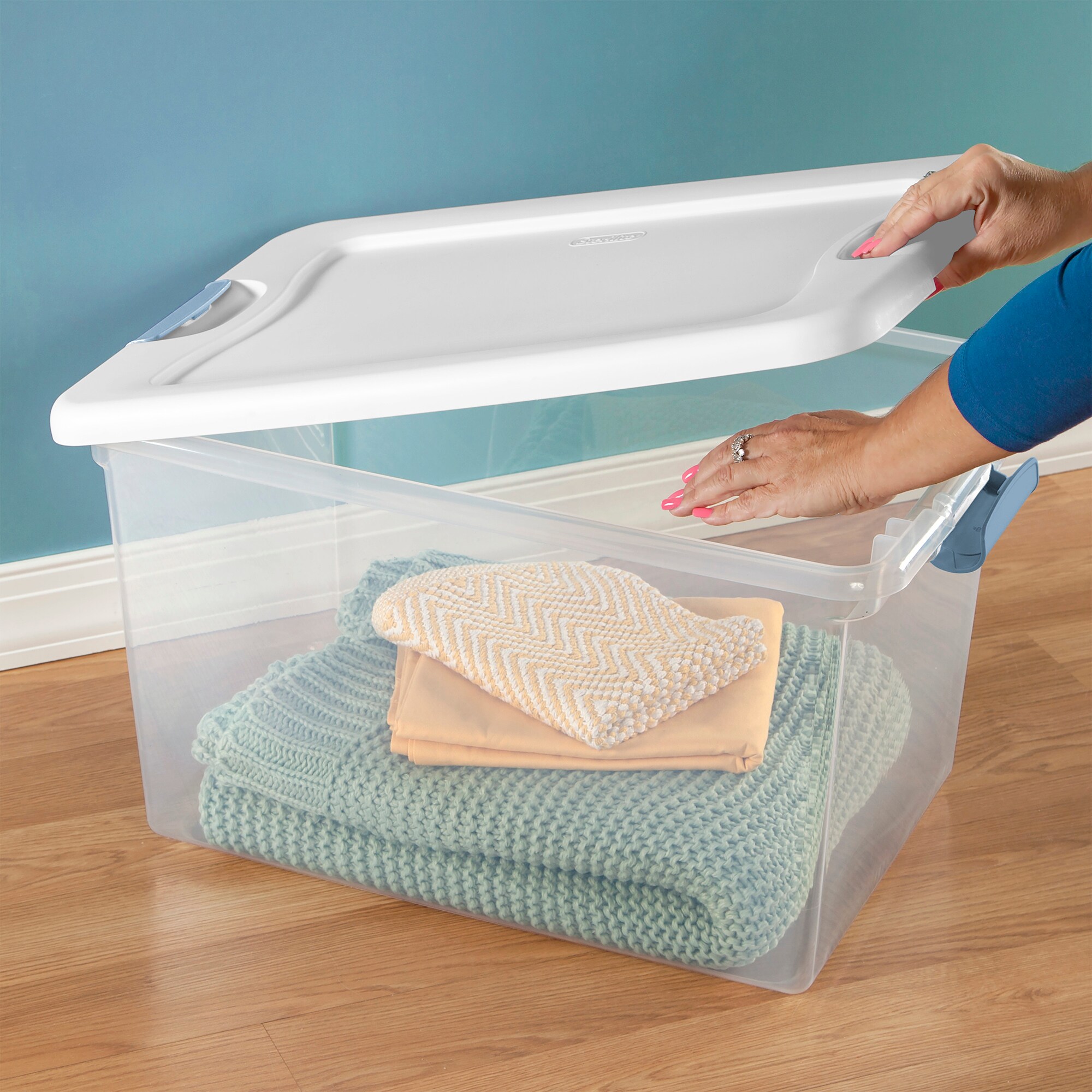 Sterilite 87250 Plastic-Storage-Totes - View #5