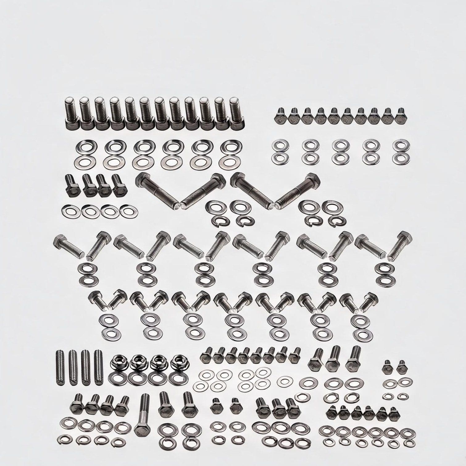 Naturefalls Chevy 302 305 307 Cylinder Head Bolt Kit 4.7 x 4.3 x 3.1 in