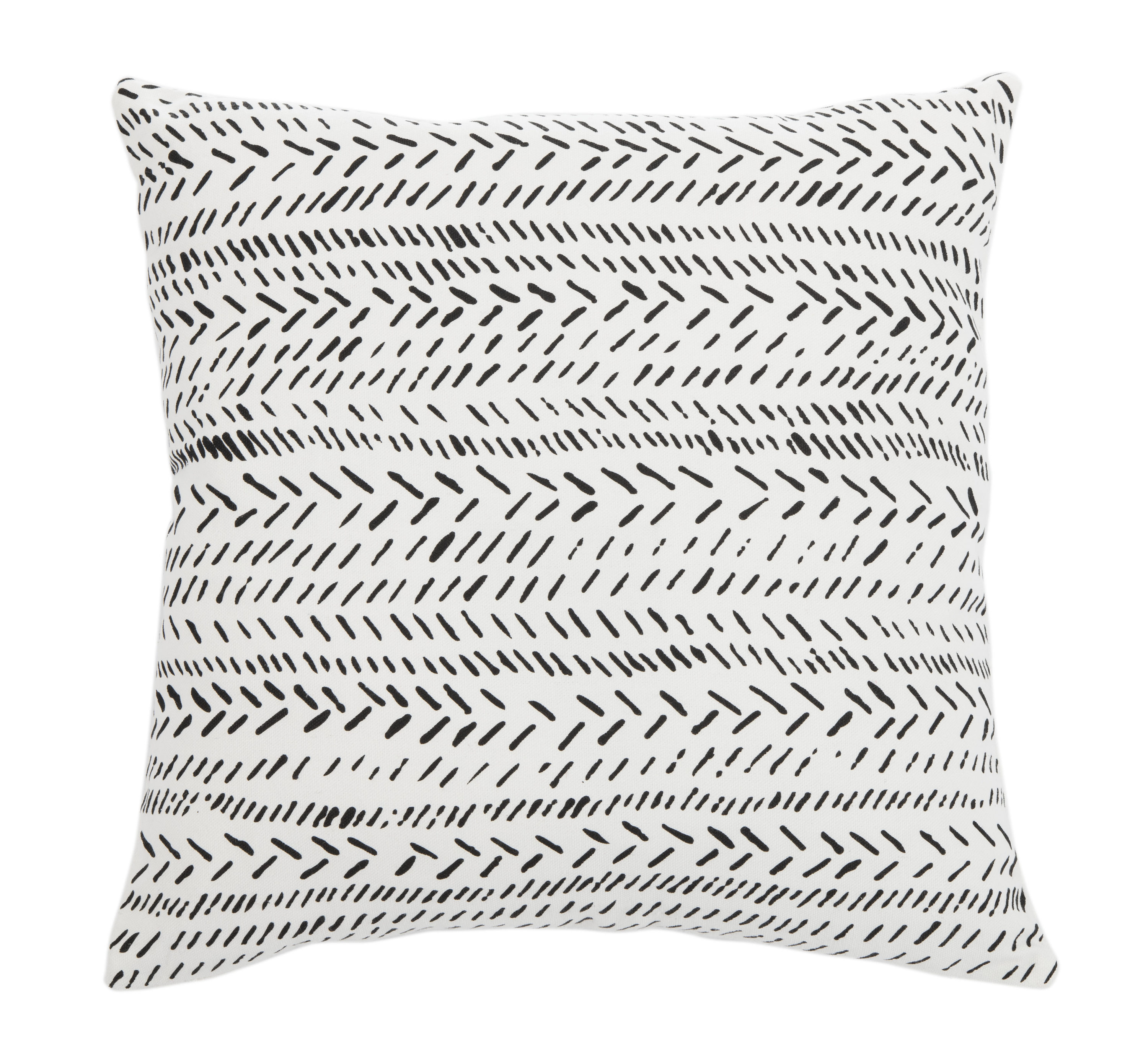 Safavieh Sarden 18-in x 18-in Black/White Indoor Decorative Pillow at ...