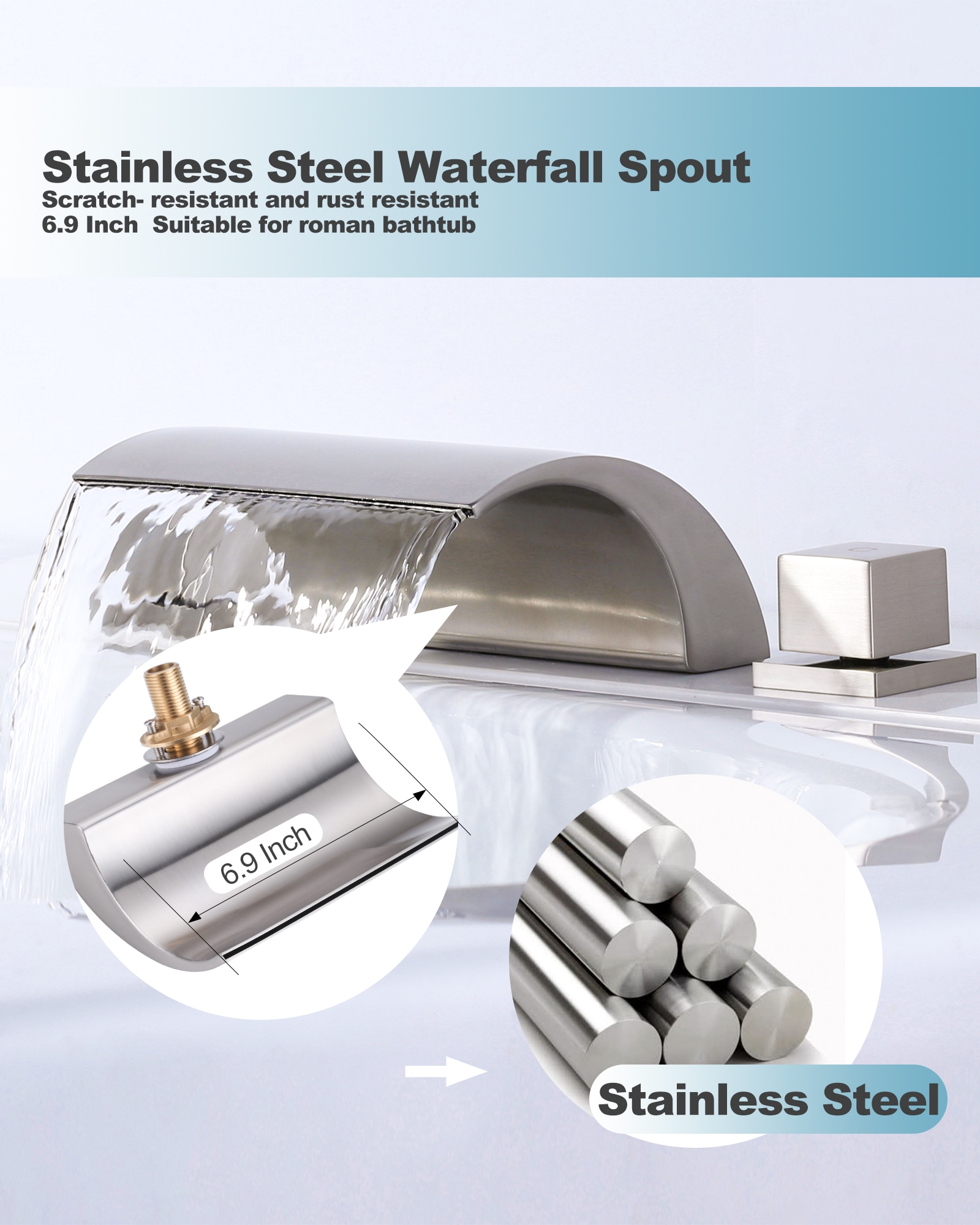 WOWOW 3080600-LW Roman-Tub-Faucets - View #8