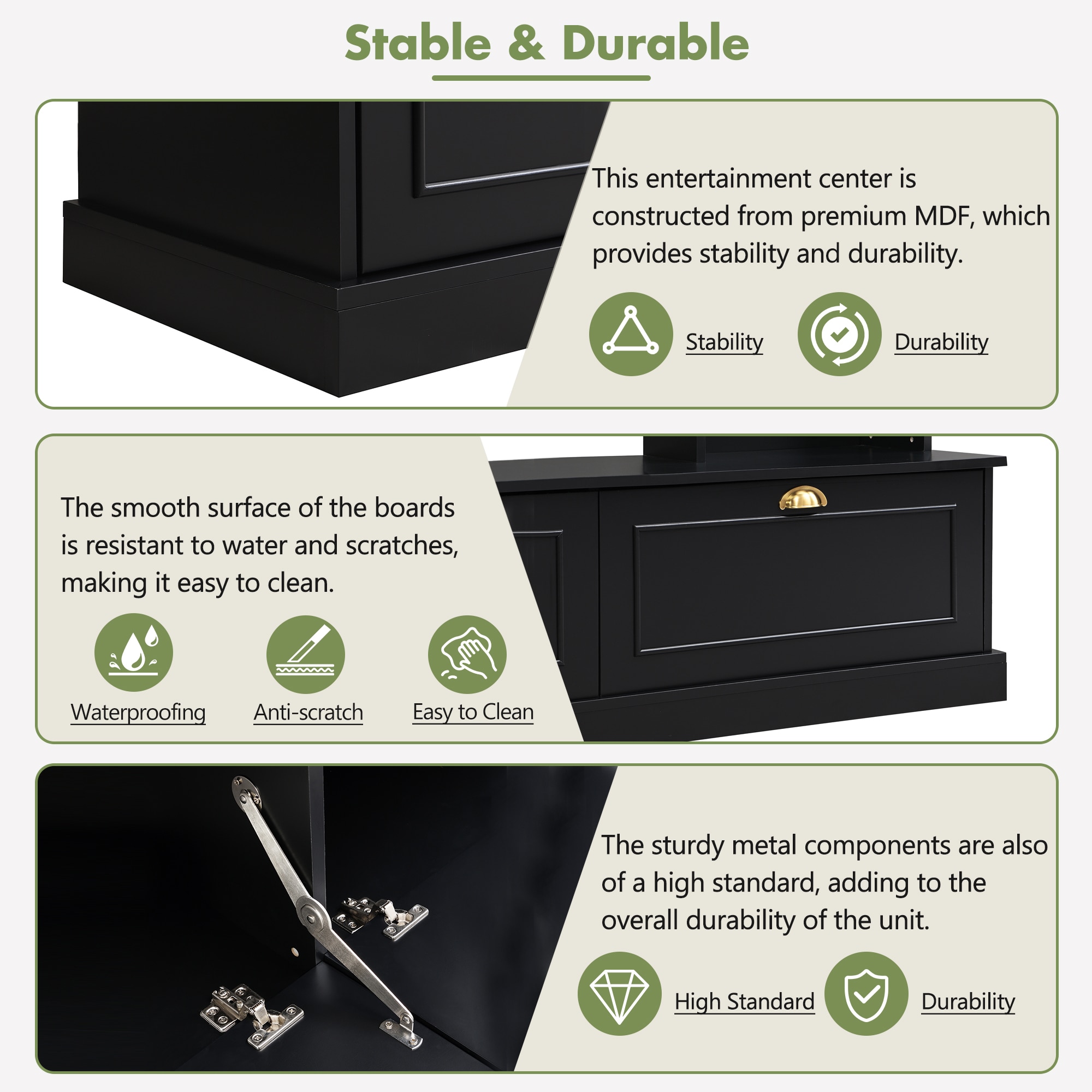 SINOFURN SYA250031BK Tv-Stands - View #6