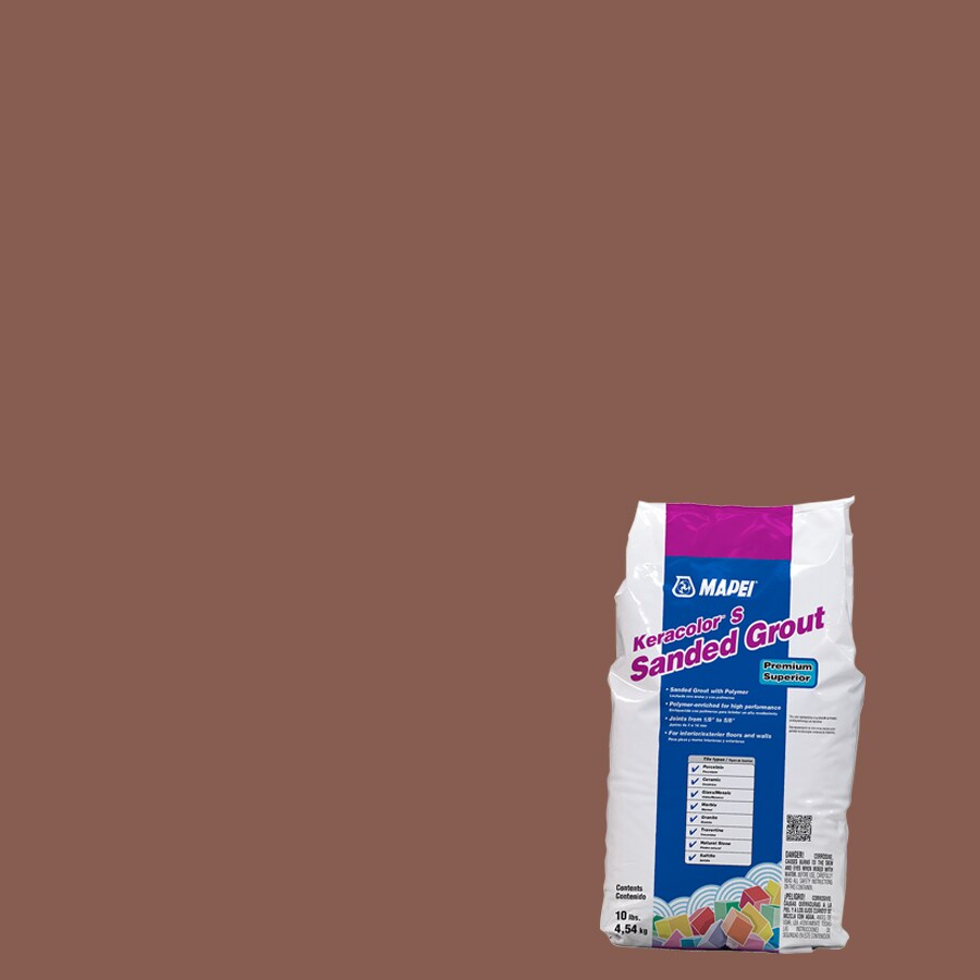 MAPEI 23710 Keracolor S 10-lb Terra Cotta Sanded Powder Grout