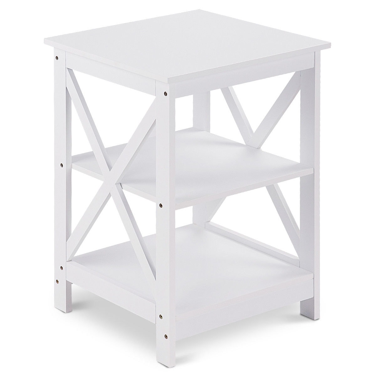 CASAINC WF-HW58944WH-LA White Nightstand