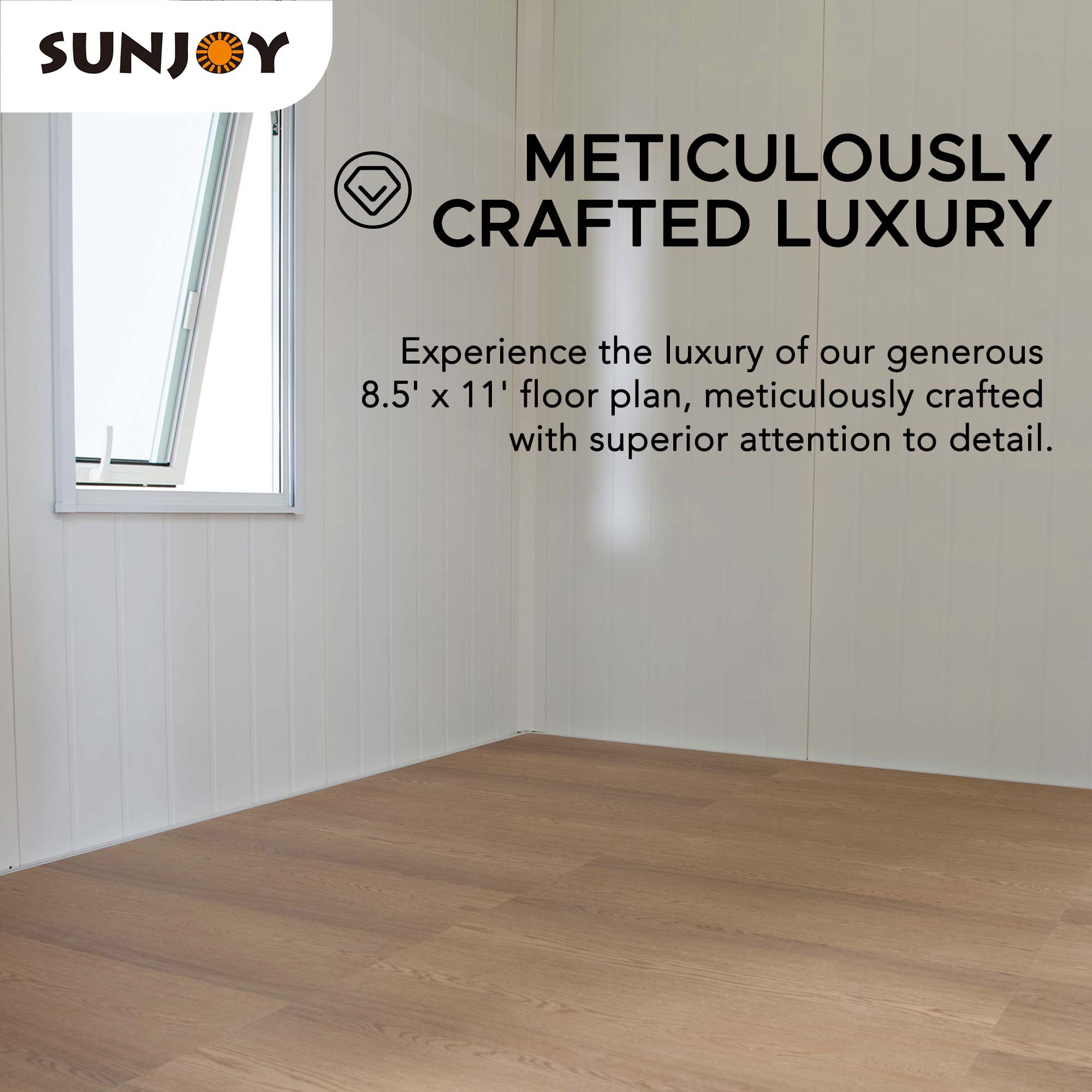 Sunjoy A108000702 Metal-Storage-Buildings-Sheds - View #4