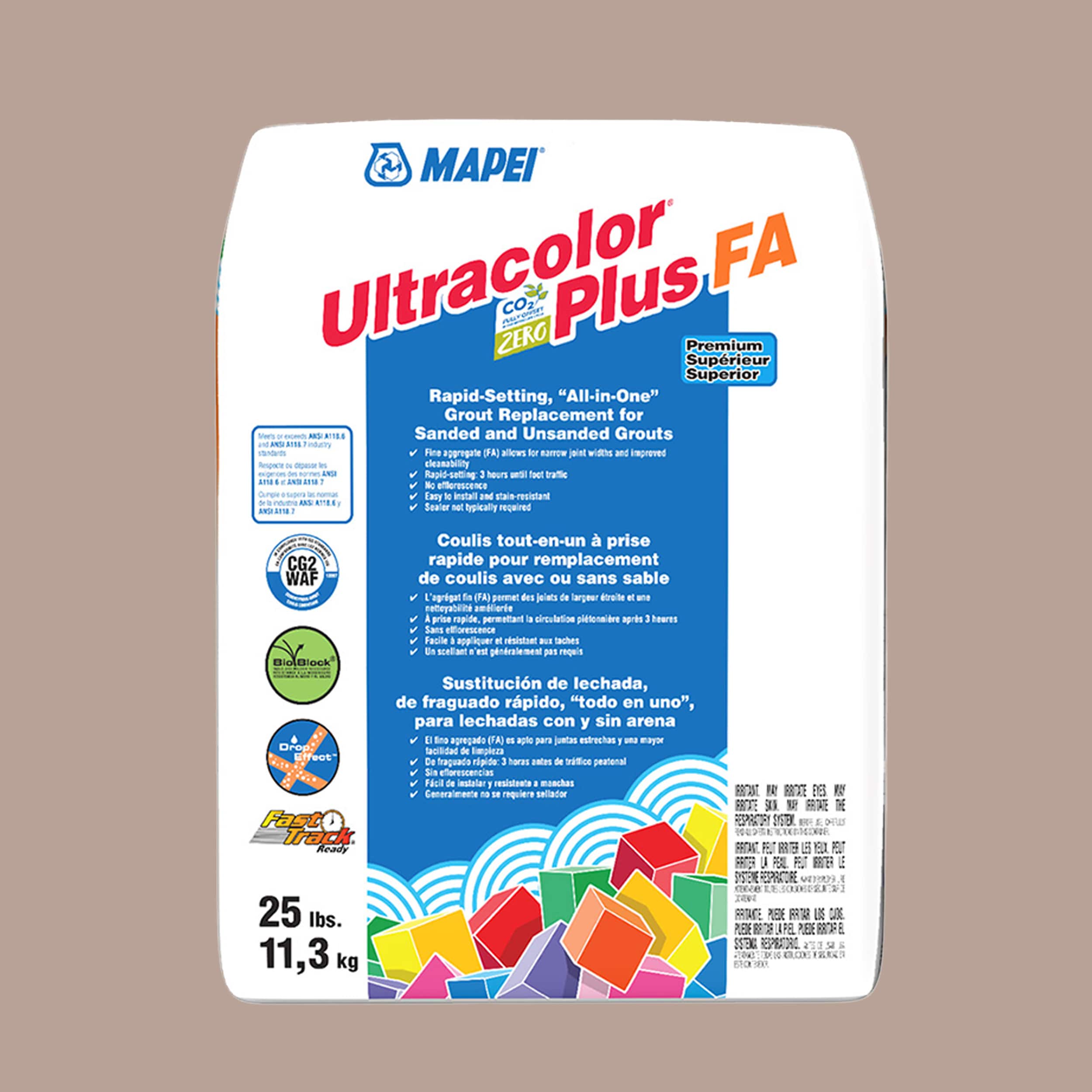 MAPEI Ultracolor Plus FA Wicker #5224 All-in-one Grout (25-lb) #6BU522411