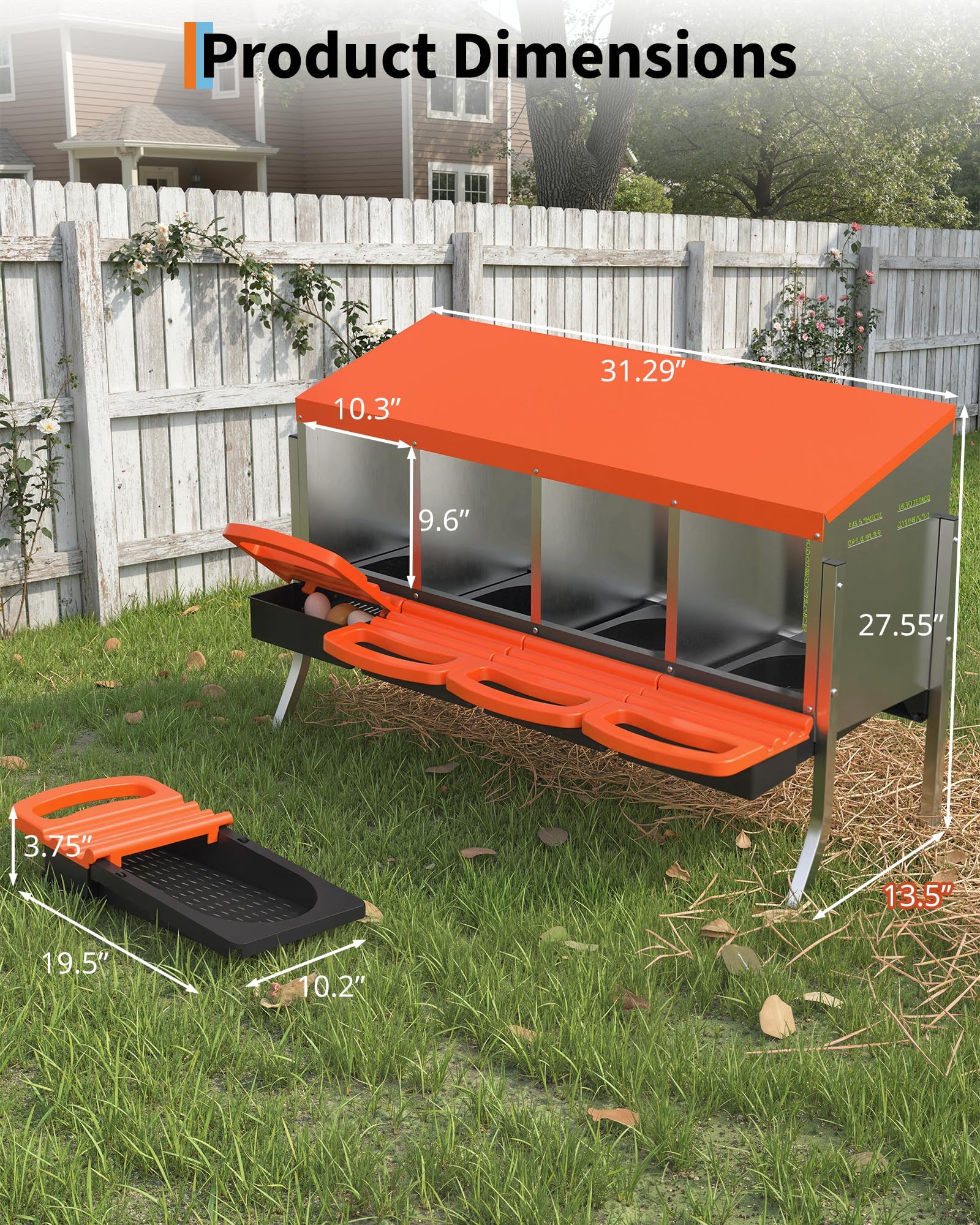 DEXSO NOVA-44ANRLY2K6M Chicken-Coops-Rabbit-Hutches - View #2