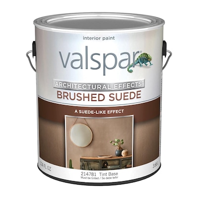 Valspar Flat Brushed Suede Tintable Interior Paint 1 Gallon In The Department At Com - Faux Suede Paint Colors