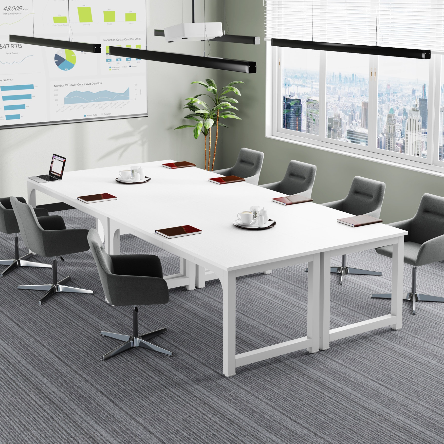 Tribesigns HOGA-M0191 Office-Tables - View #2