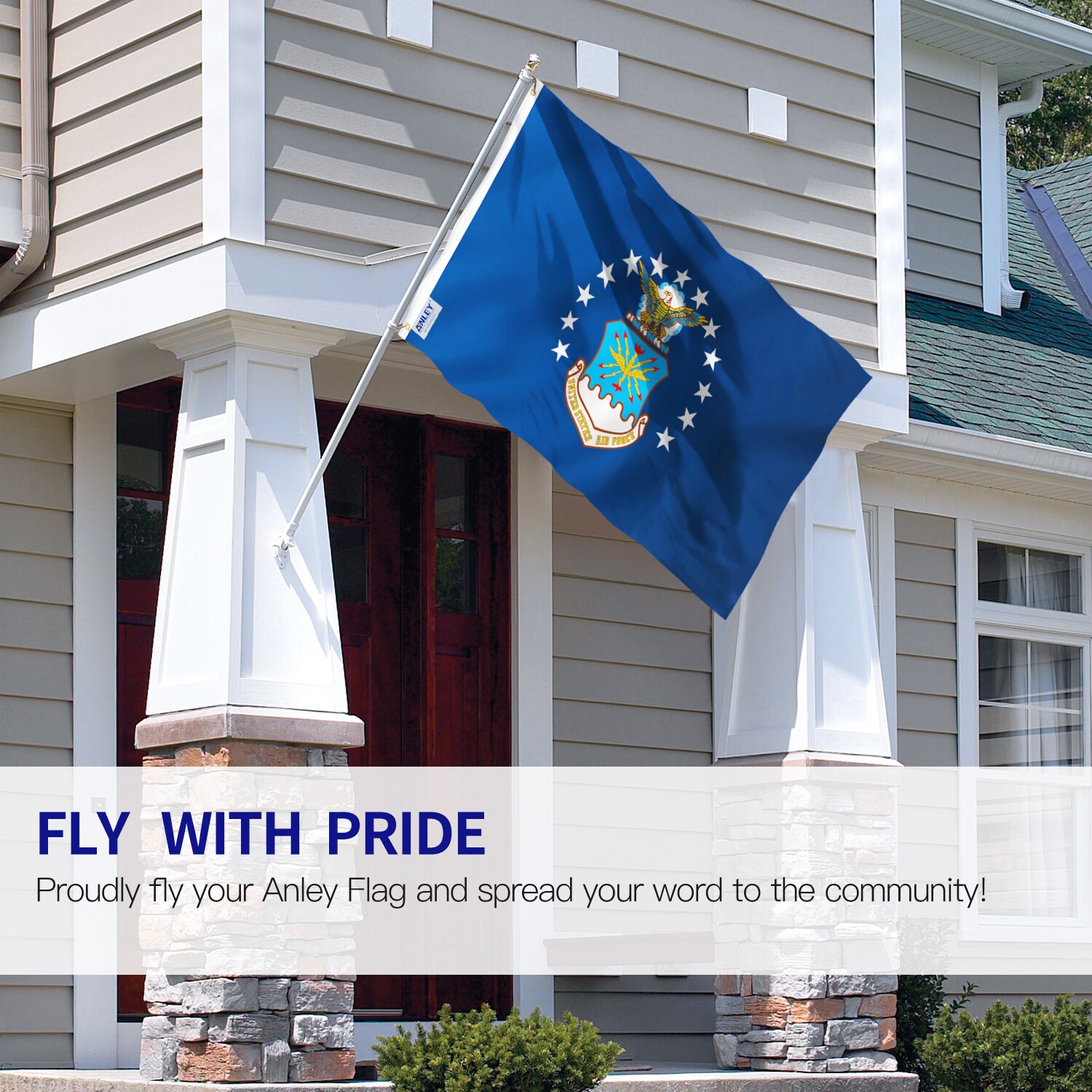 Anley A.FLAG.AIRFORCEOLD.2 Decorative-Banner-Flags - View #2