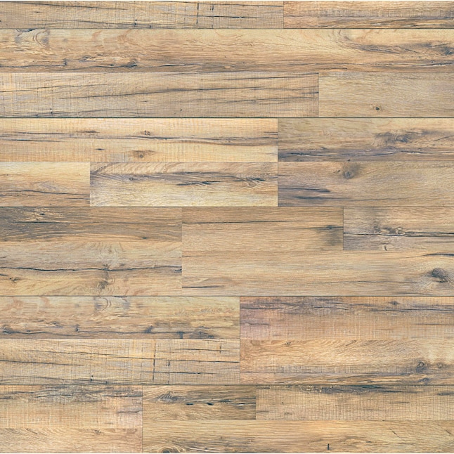Style Selections Tavern Oak 8 Mm T X 7 In W 50 L Wood Plank Laminate Flooring 21 44 Sq Ft Carton The Department At Lowes Com