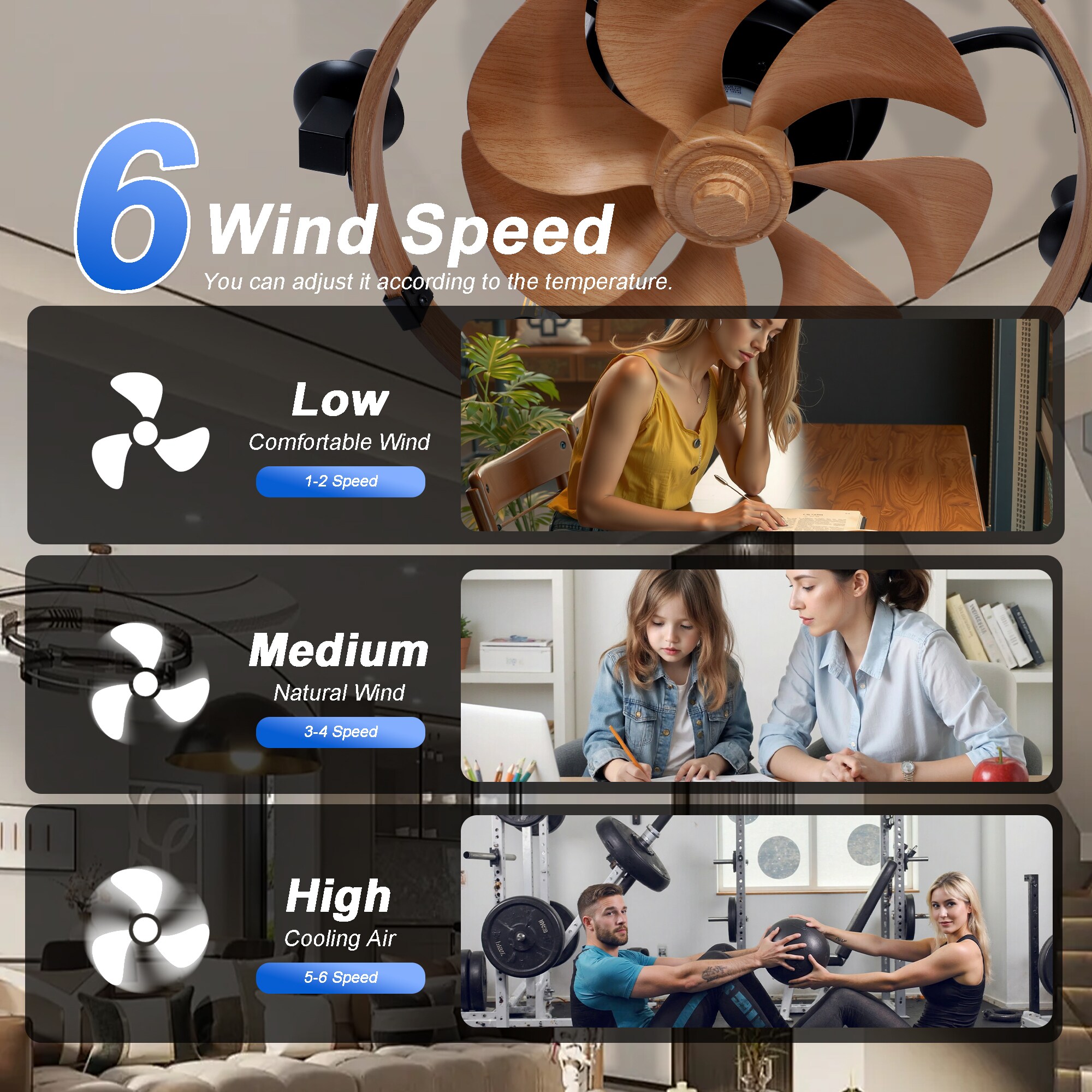 Sunrinx MG9-CF-1 Ceiling-Fans - View #10
