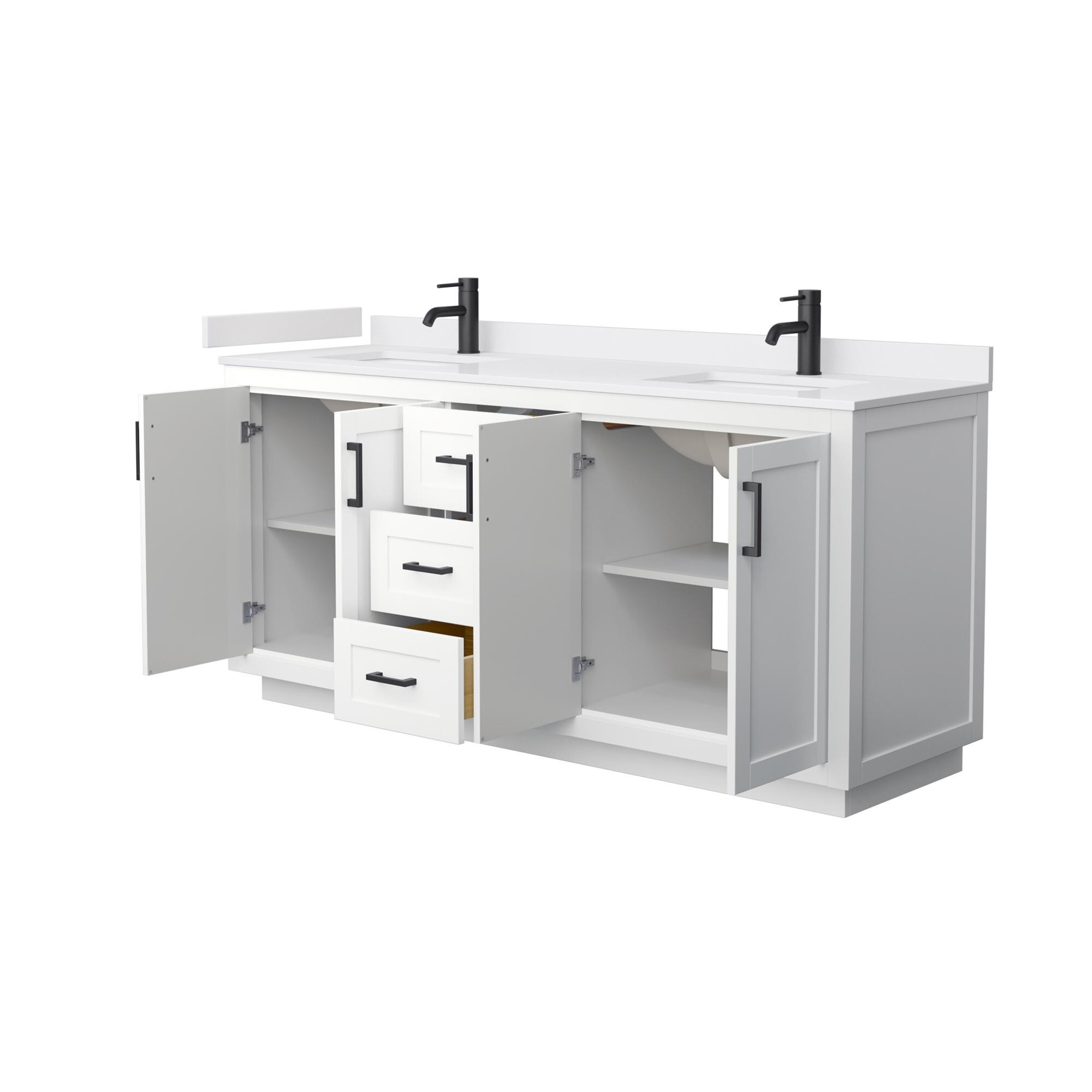 Wyndham Collection WCF292972DWBWCUNSMXX Bath-Vanity-Combo - View #3