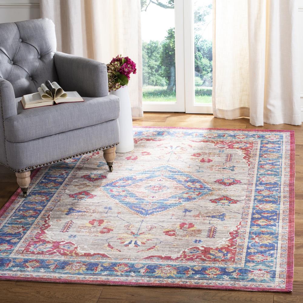 Ivory Cotton Chenille 59'' Handmade Reversible Area Rug