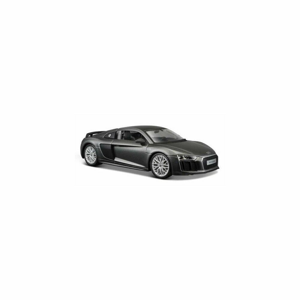 Maisto DTDP3719  31513GRY Audi R8 V10 Plus Special Edition Diecast Model Car for 1-24 Scale, Grey