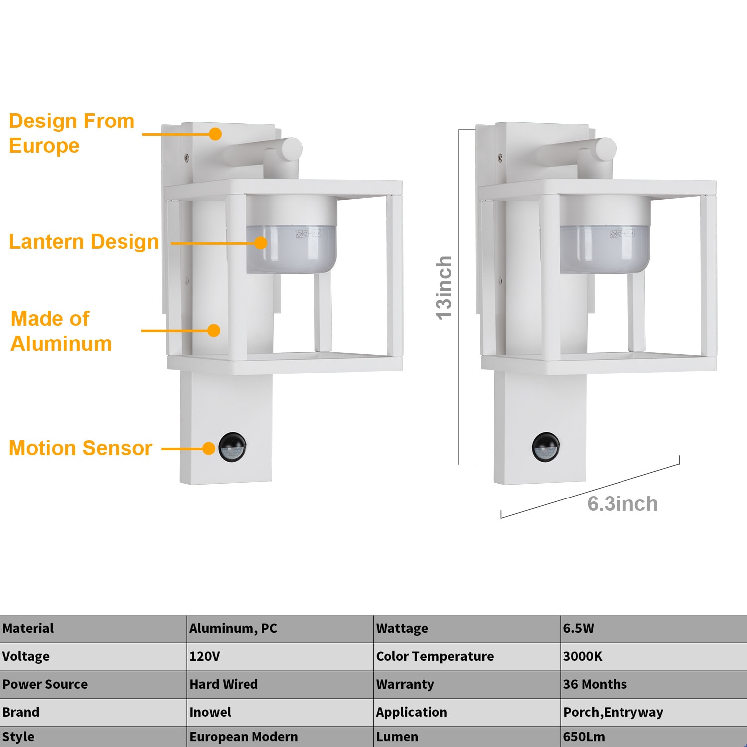 Forclover WYL1-DLWPK1 Outdoor-Wall-Lighting - View #3