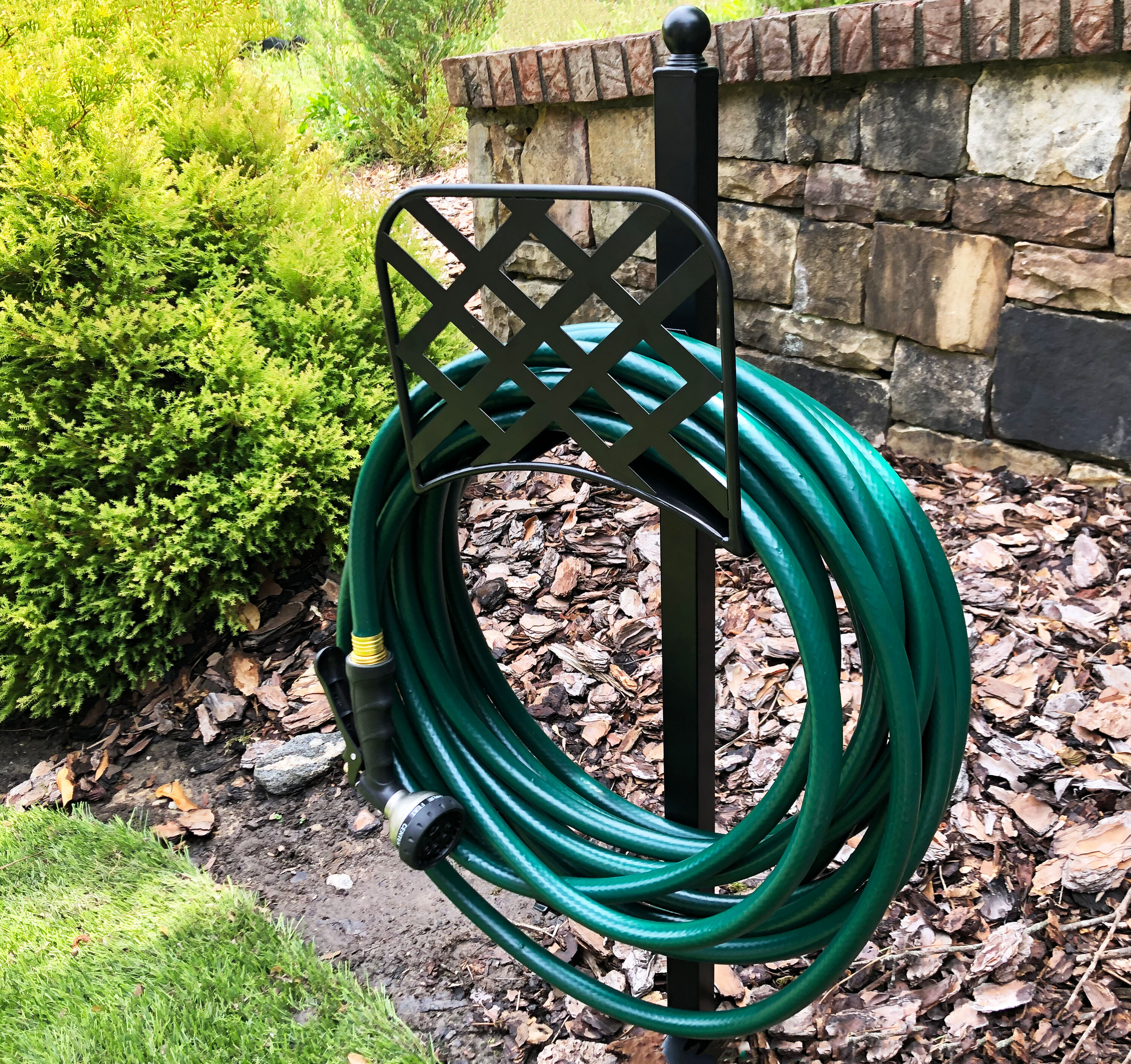 Style Selections Steel 150-ft Wall-mount Hose Reel in the Garden