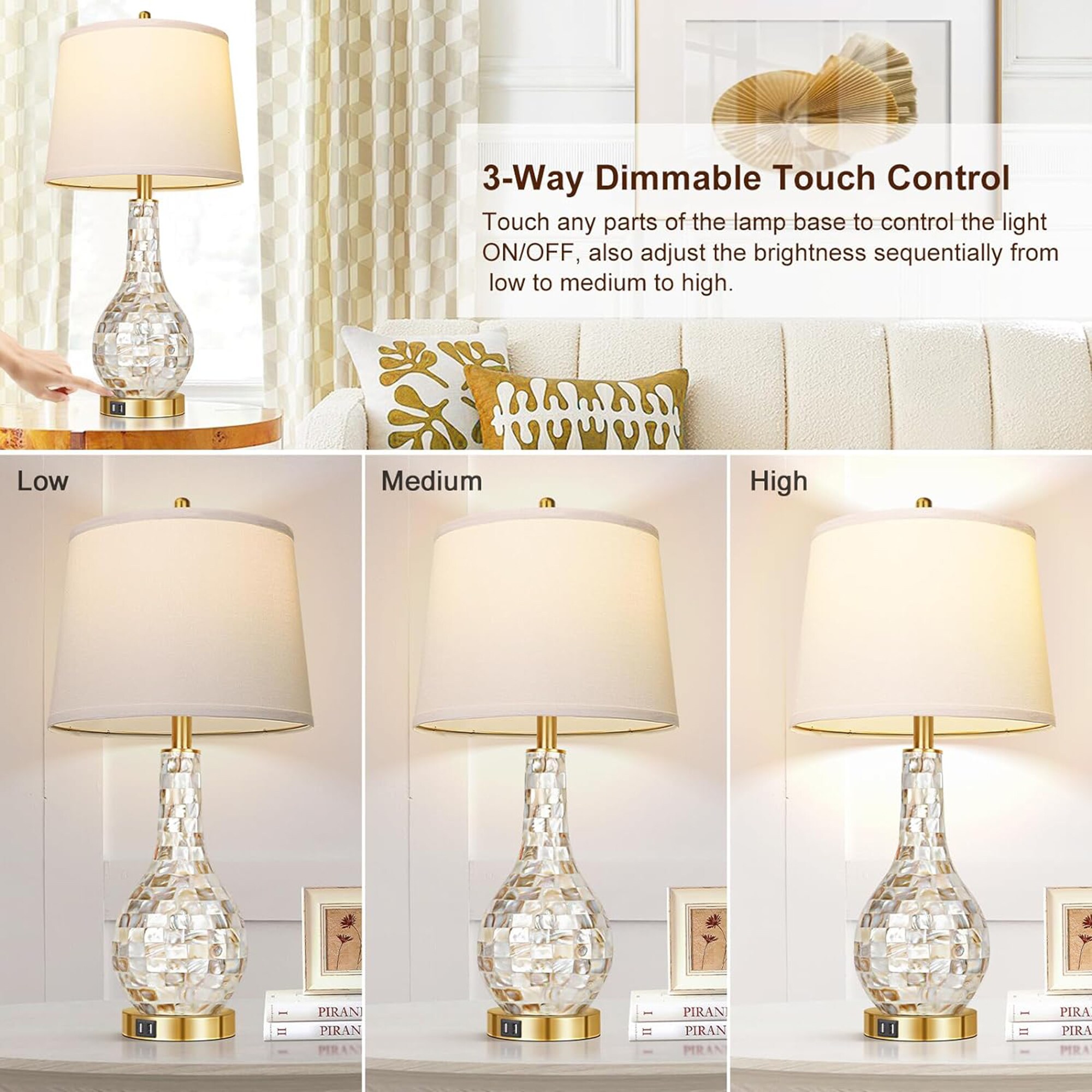 LETILY F9QCIA08 Table-Lamps - View #6