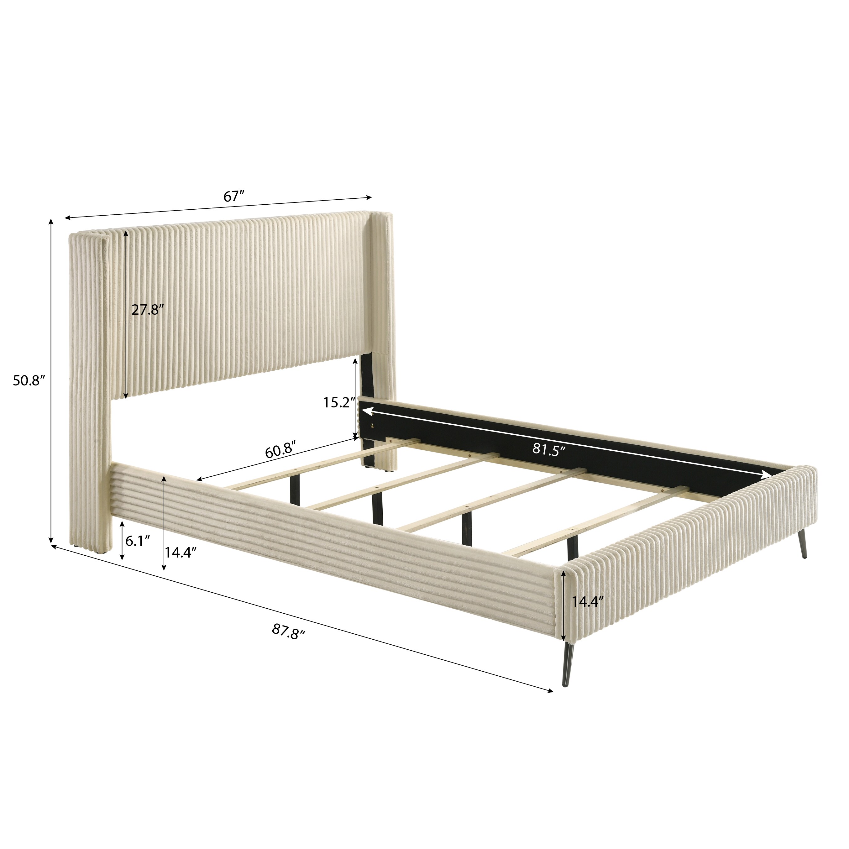 Roundhill Furniture B9427QN2B Bedroom-Sets - View #14