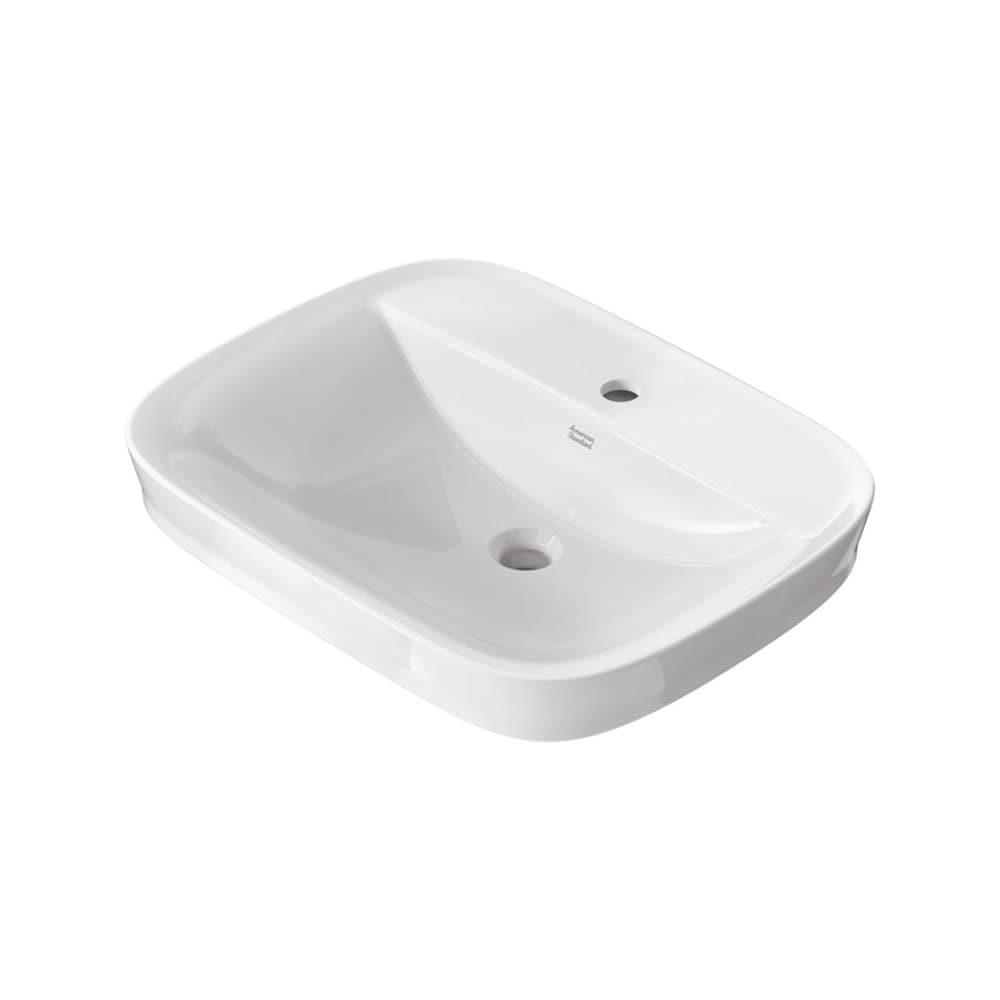 American Standard White Ceramic Above-Counter Rectangular Sink