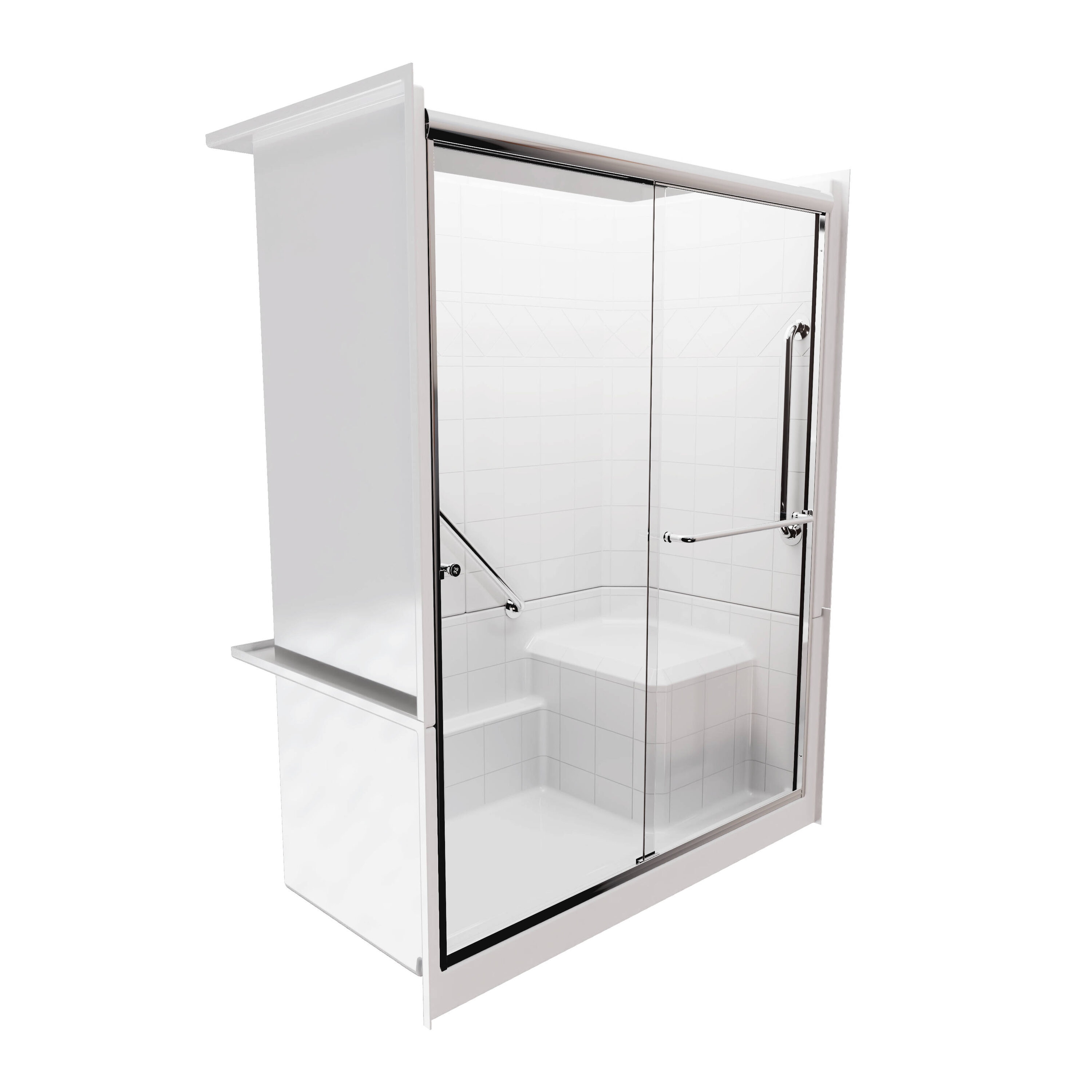Laurel Mountain LM6032SH1S3PRWC3 Alcove-Shower-Kit - View #3