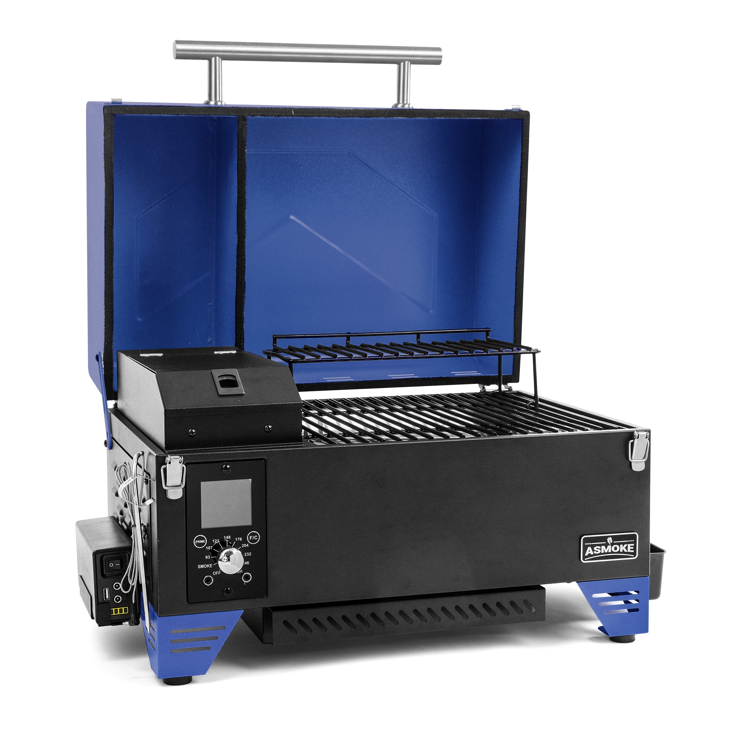 ASMOKE AS350DC-BLUE Pellet-Grills - View #8