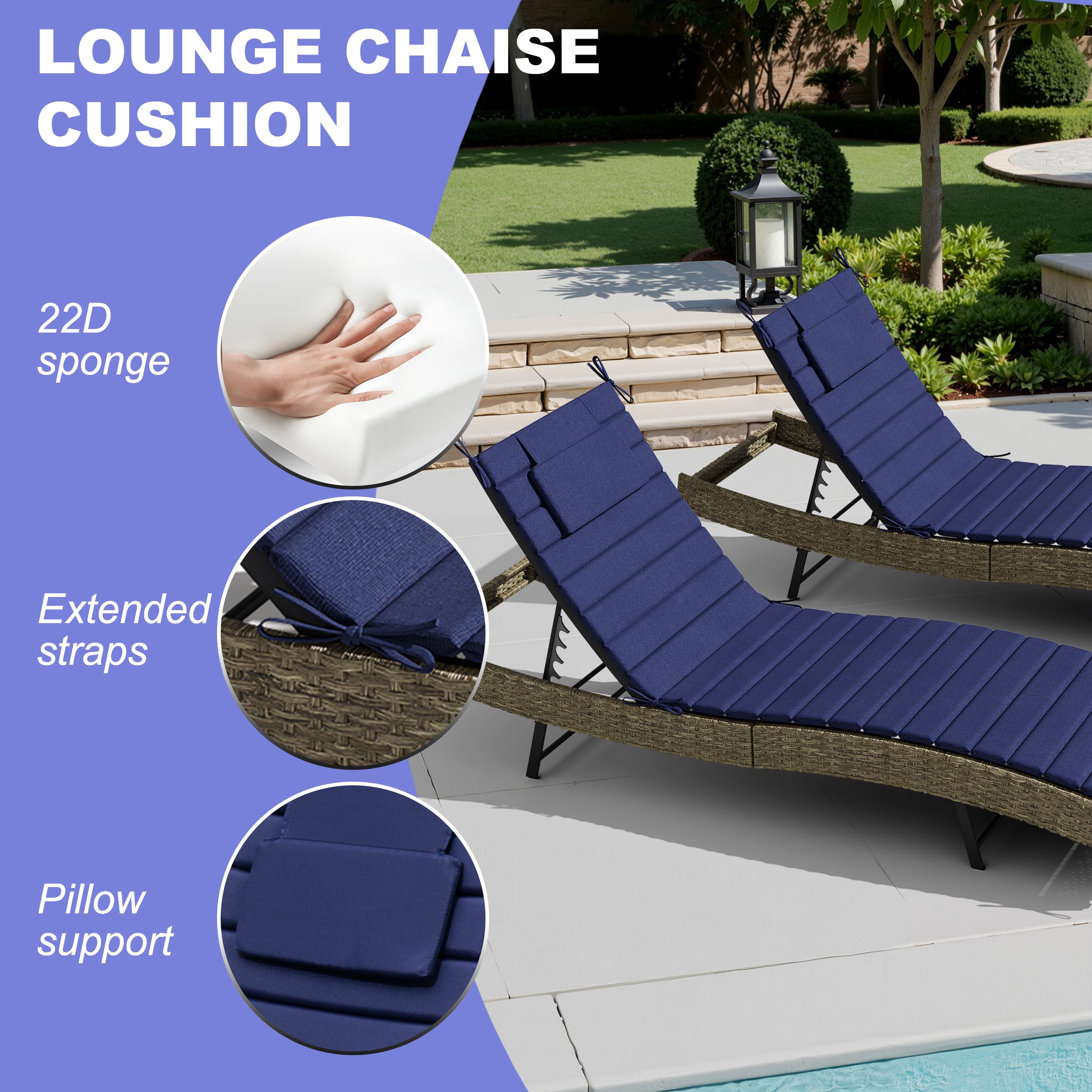 Pellebant ST25-CU003NAV80-2 Patio-Furniture-Cushions - View #5