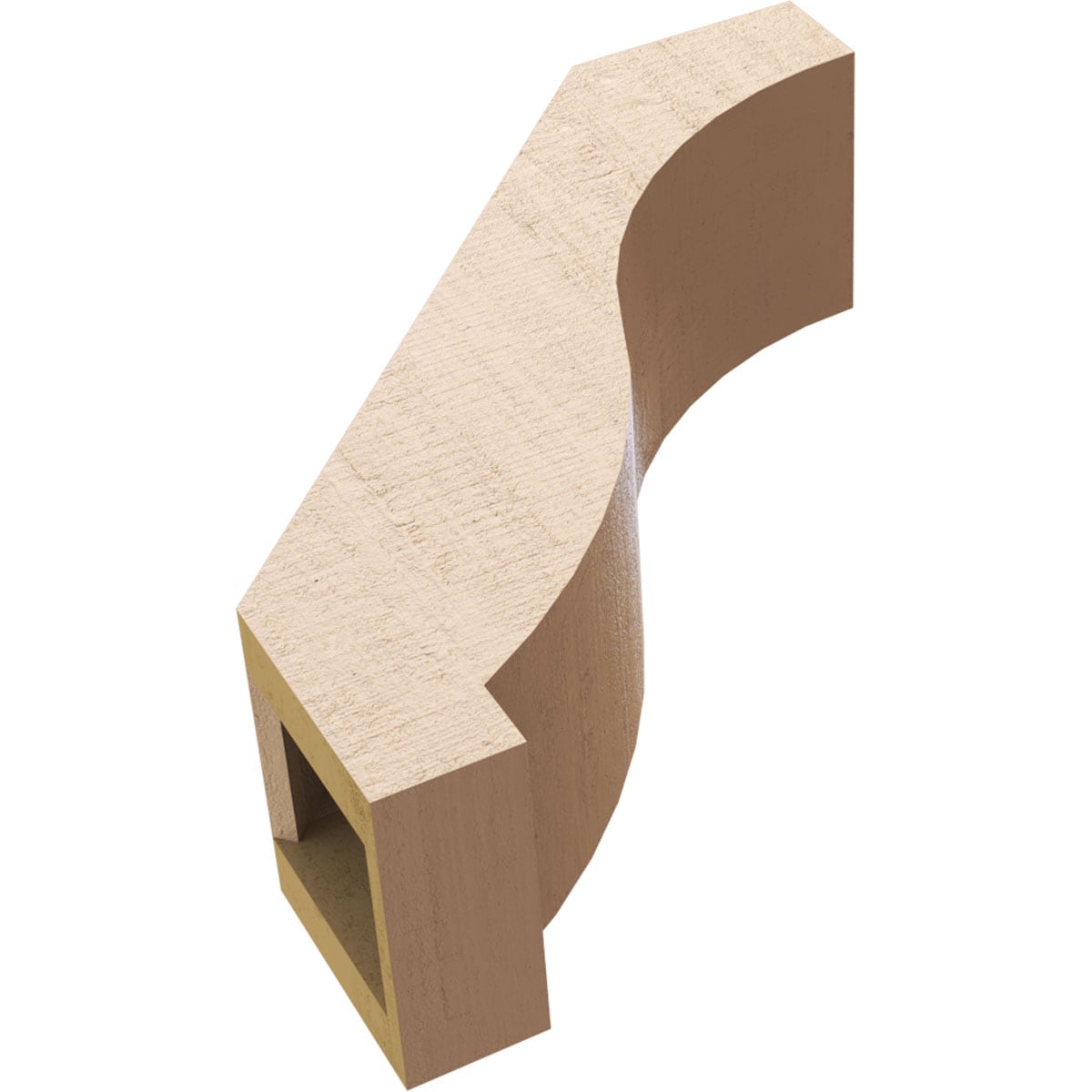 Ekena Millwork BRCUR05X14X14BKRRCPR braces - View #7