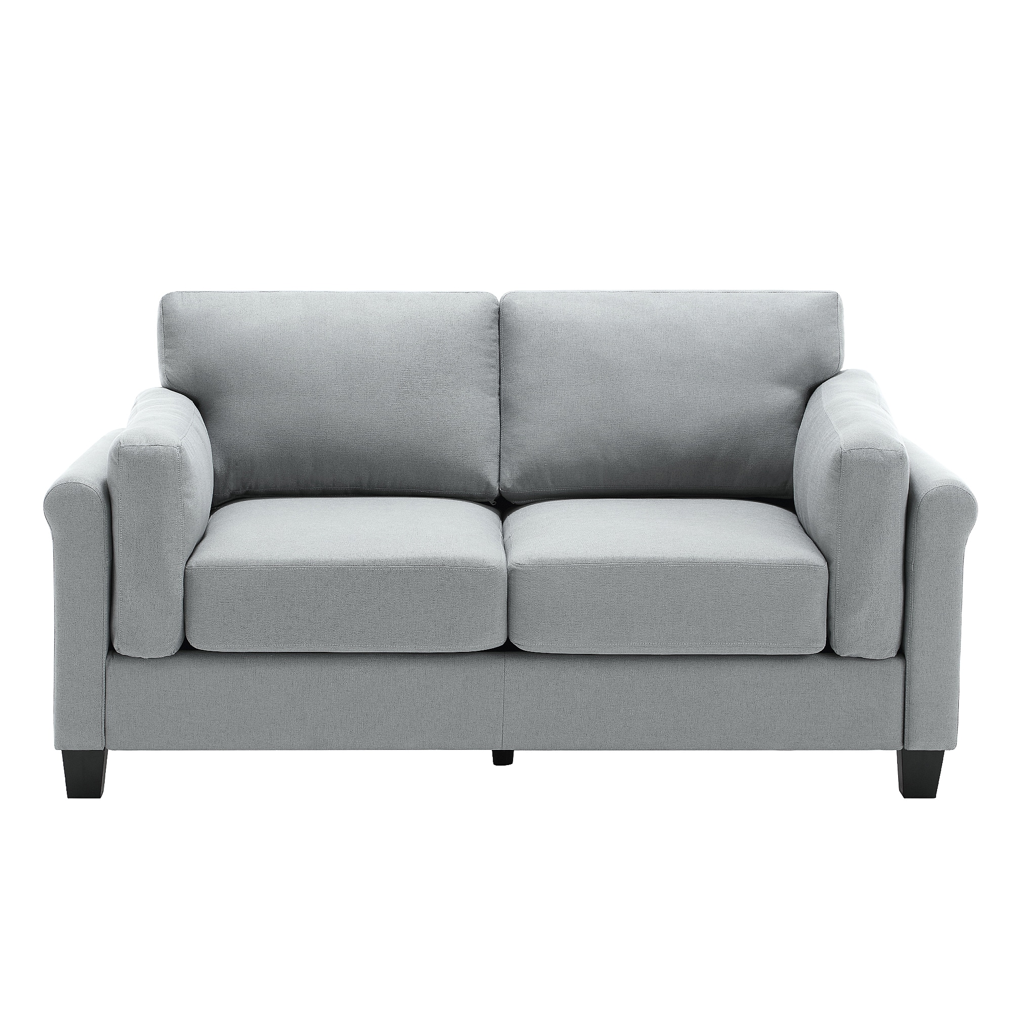 FARATI P305-GREY-2 67.5-Inches Modern Gray Loveseat