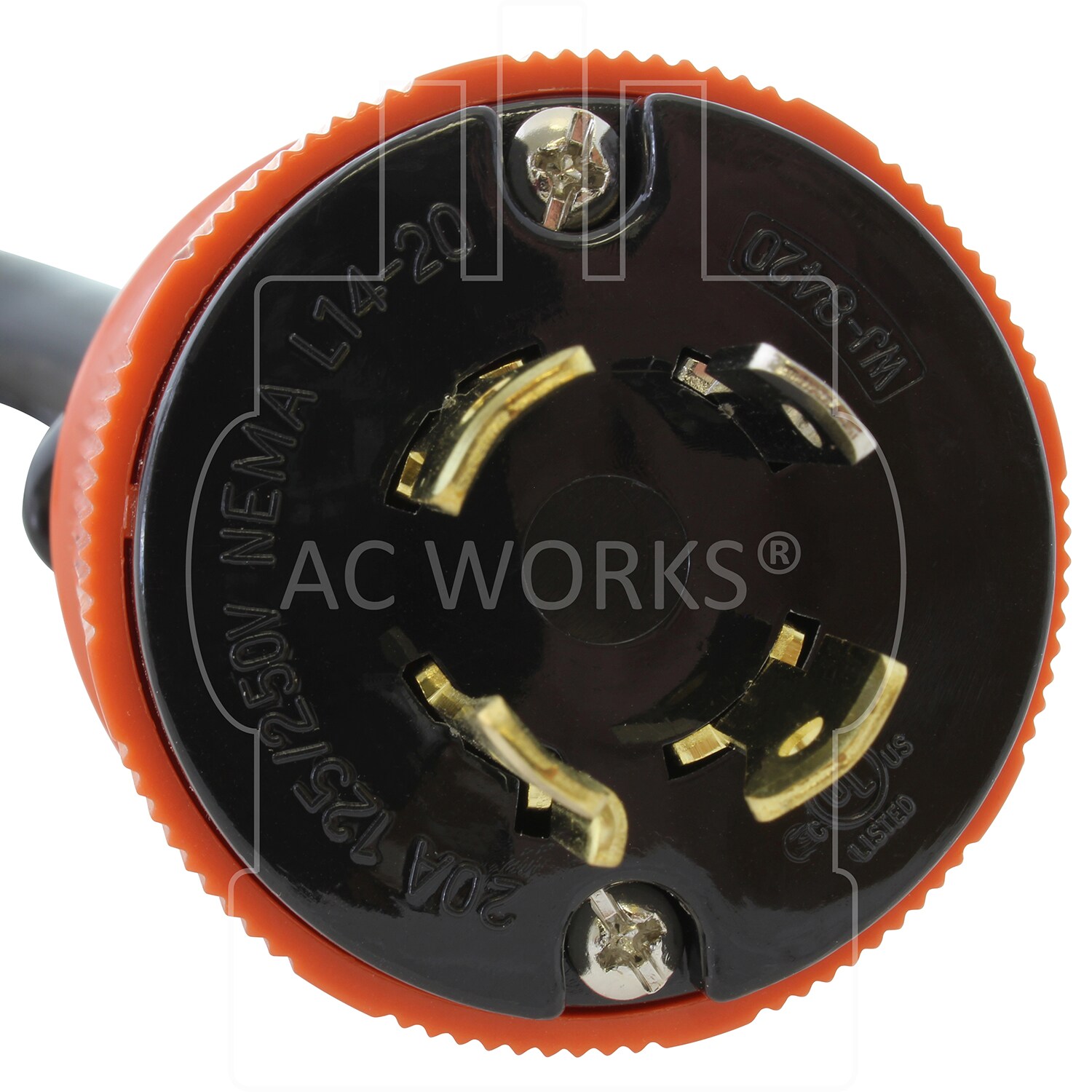 AC WORKS NEMA L15-20 Cord 25-ft 12/4-Prong Indoor/Outdoor Soow