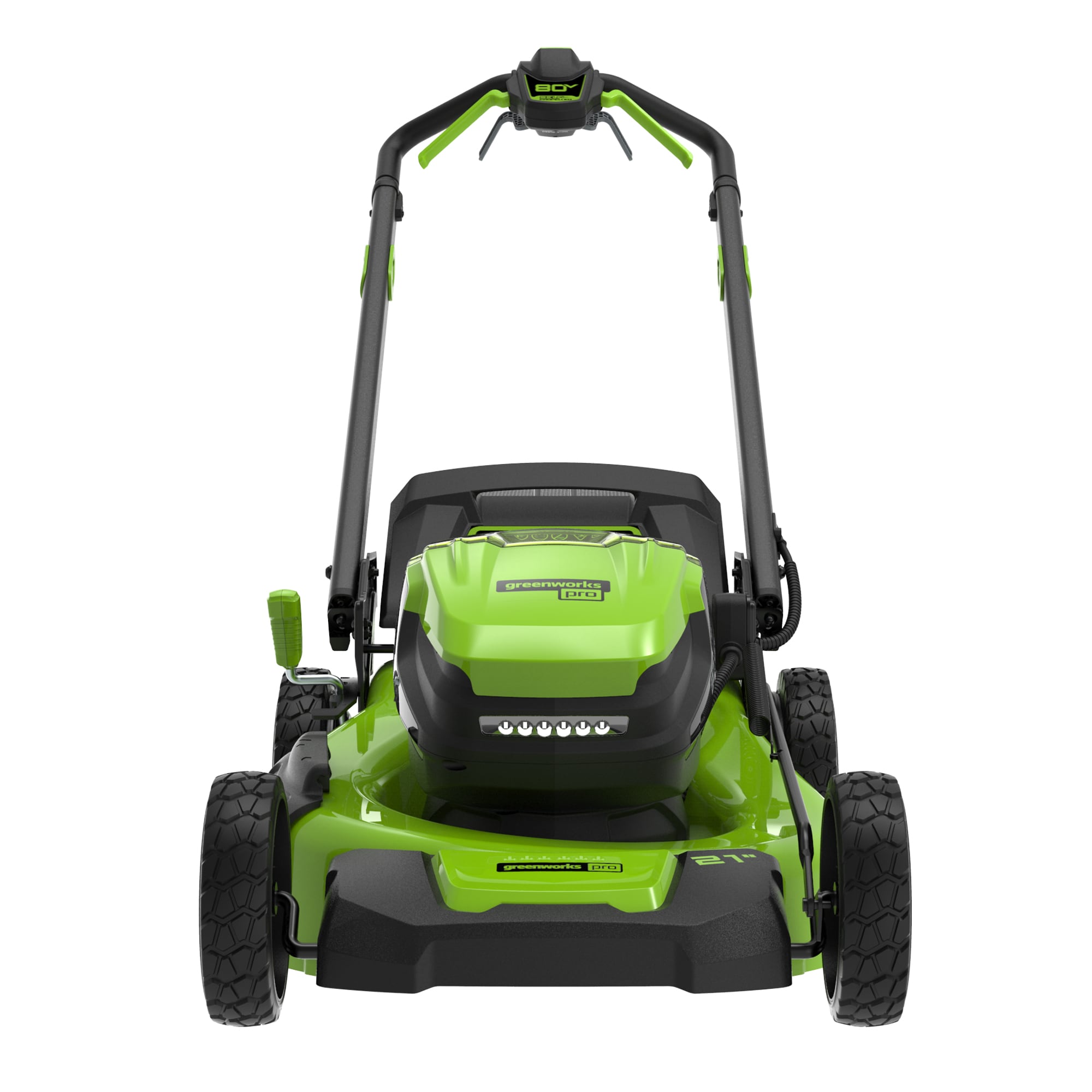 Greenworks 80 Volt 21” Cordless Self-Propelled Lawn Mower (Battery &  Charger Not Included) Green 2533602 - Best Buy