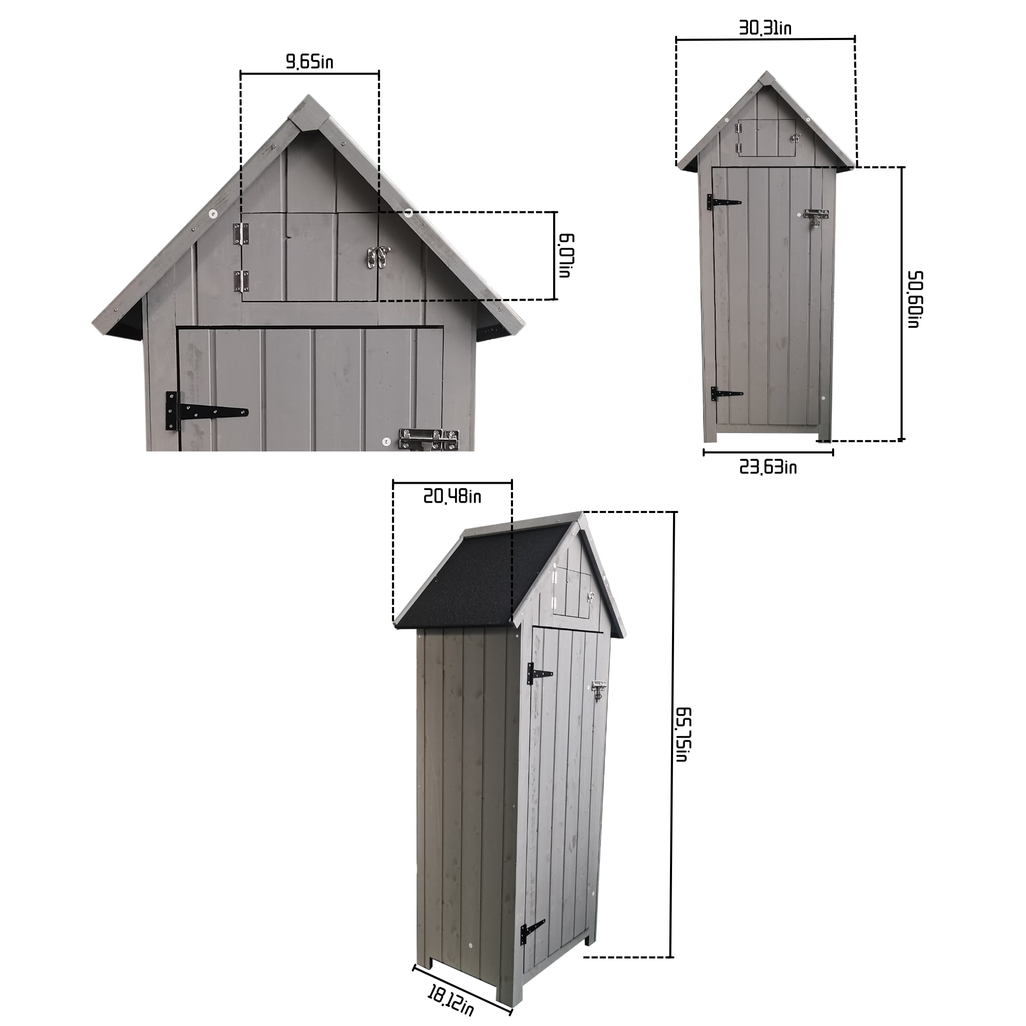 Xspracer ML-WOS491WS Wood-Storage-Buildings - View #2