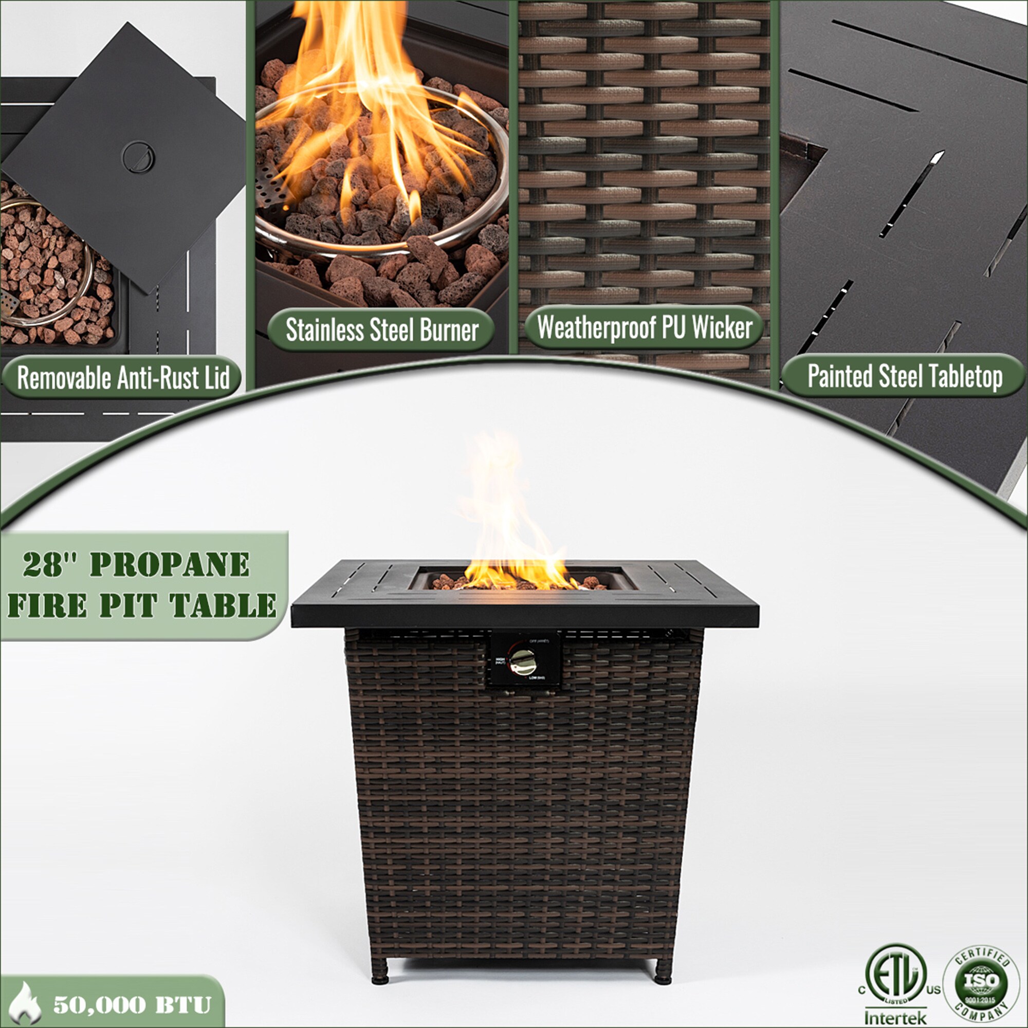 Bybafun YA6400110 Outdoor-Gas-Firepits - View #4