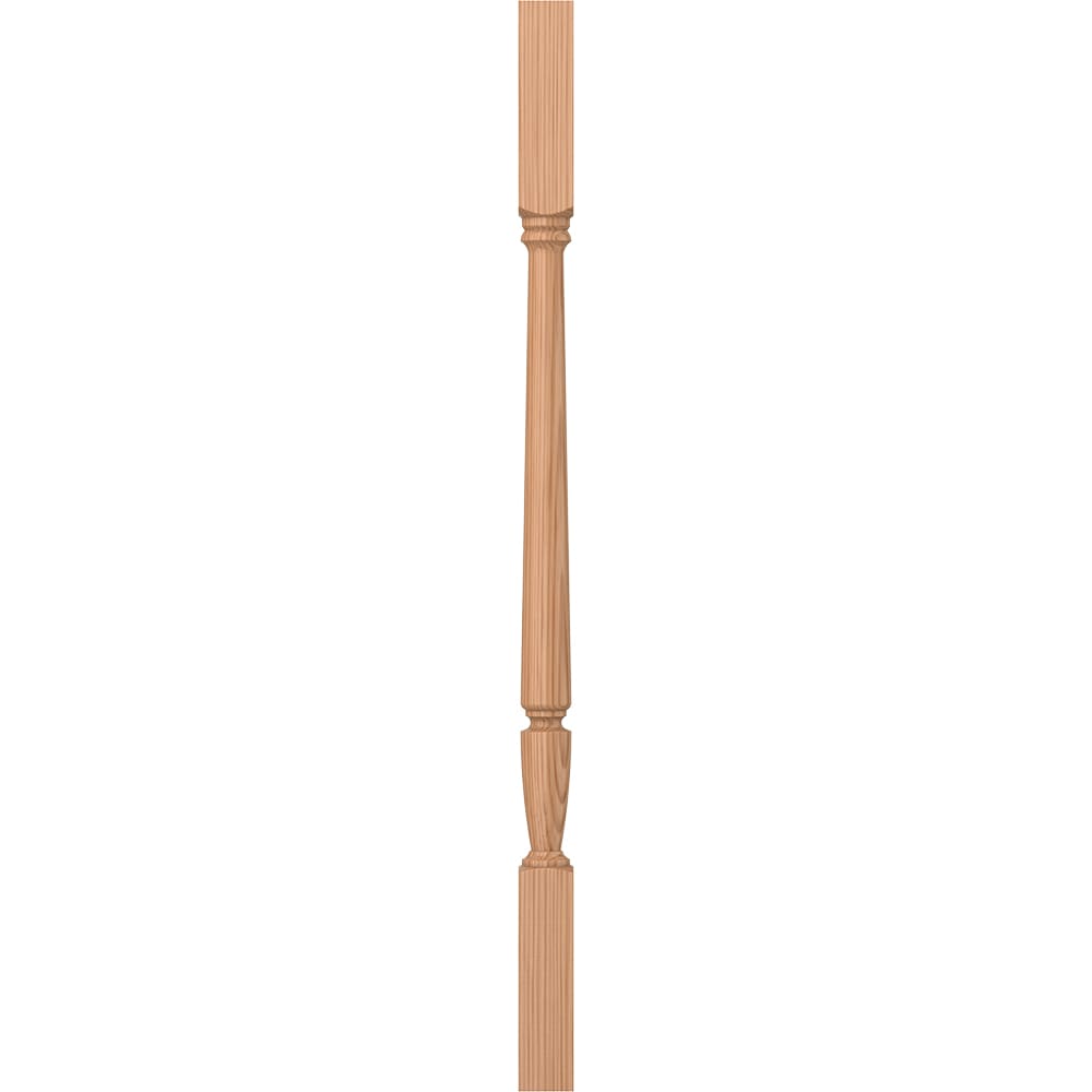 L.J. Smith Stair Systems LJP-2005-AL 34 34-in x 1.75-in Unfinished Alder Square Top Stair Baluster