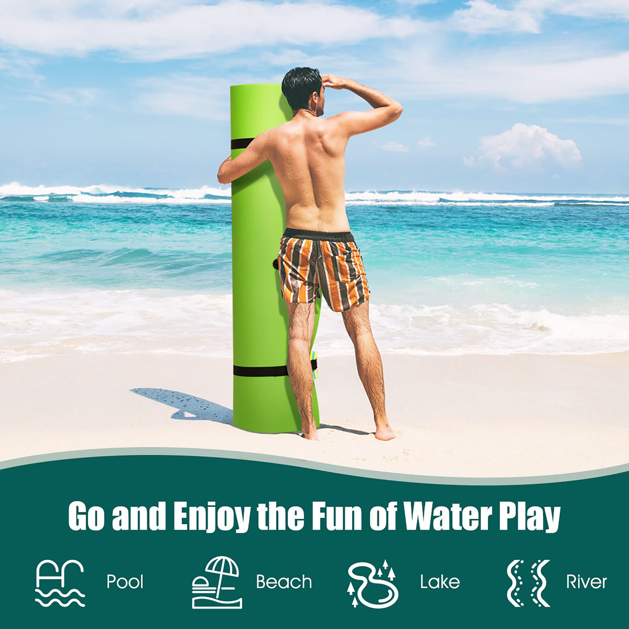 Costway CSHY005507 Pool-Toys-Floats - View #6