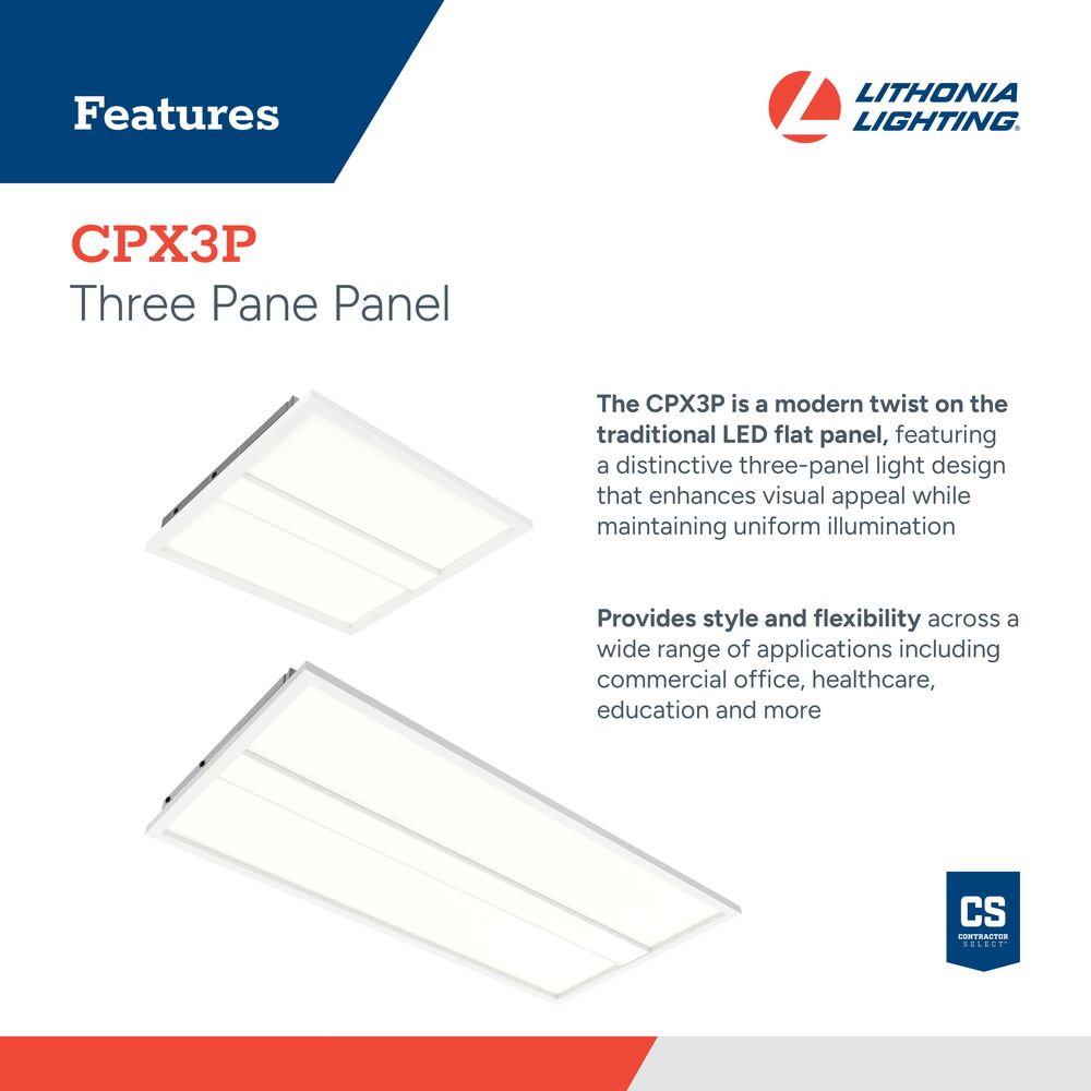 Lithonia Lighting CPX3P2X4ALOSWW7UVOLT Led-Panel-Lights - View #4