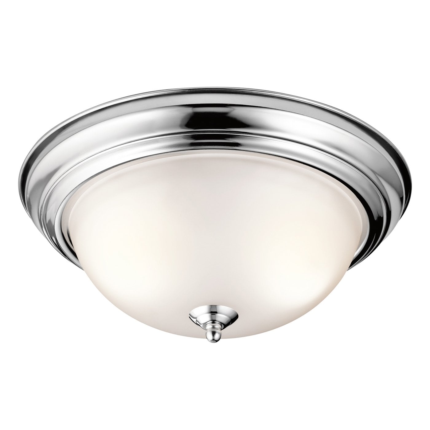 Kichler 8112CH 1 -Light 13.25-in Chrome Flush Mount Light